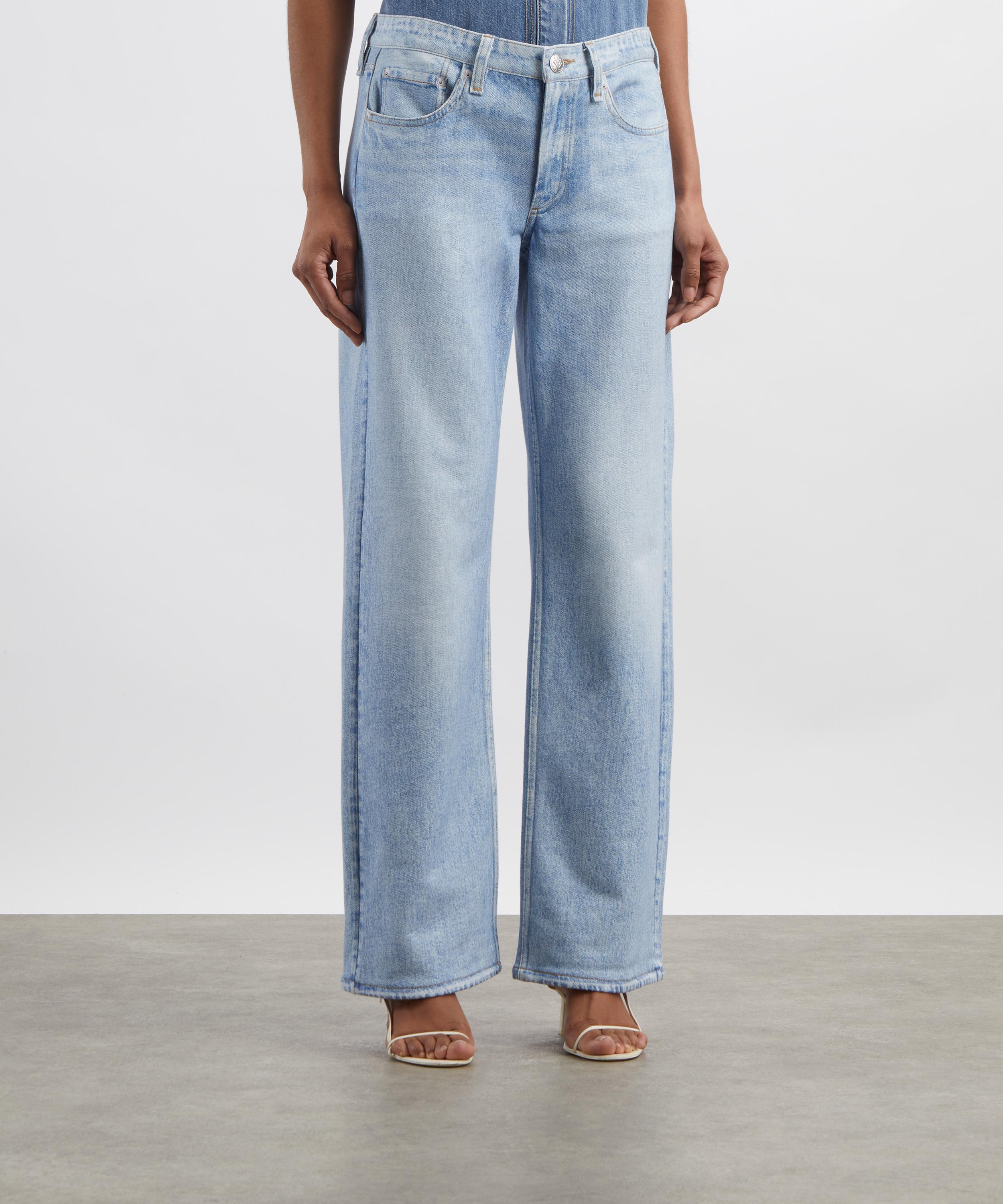 Rag & Bone - Miramar Saige Relaxed Straight Trousers in Aira image number 2