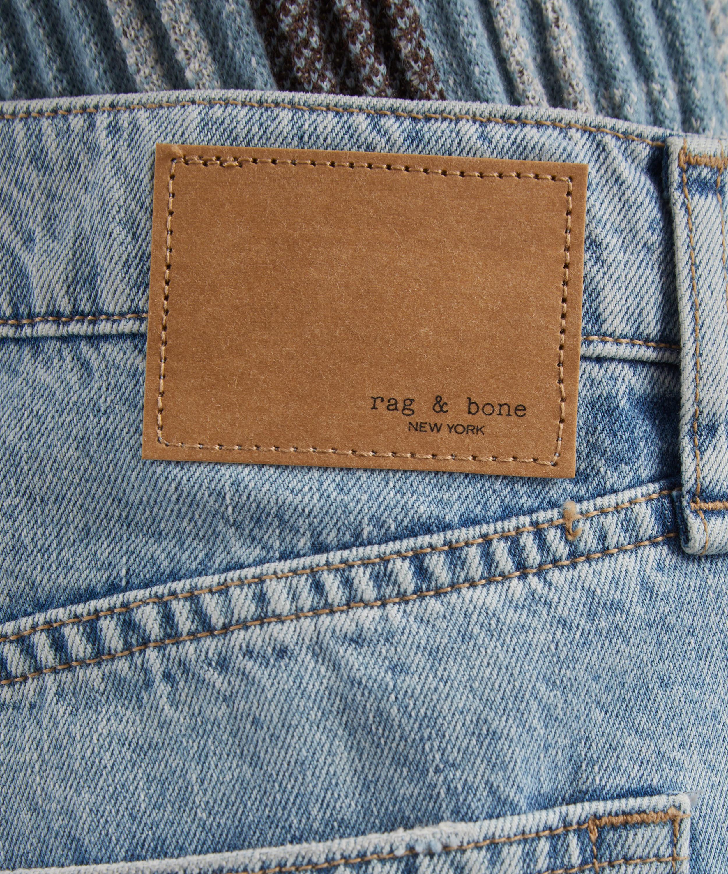 Rag & Bone - Kaia High-Rise Denim Shorts in Vista image number 4