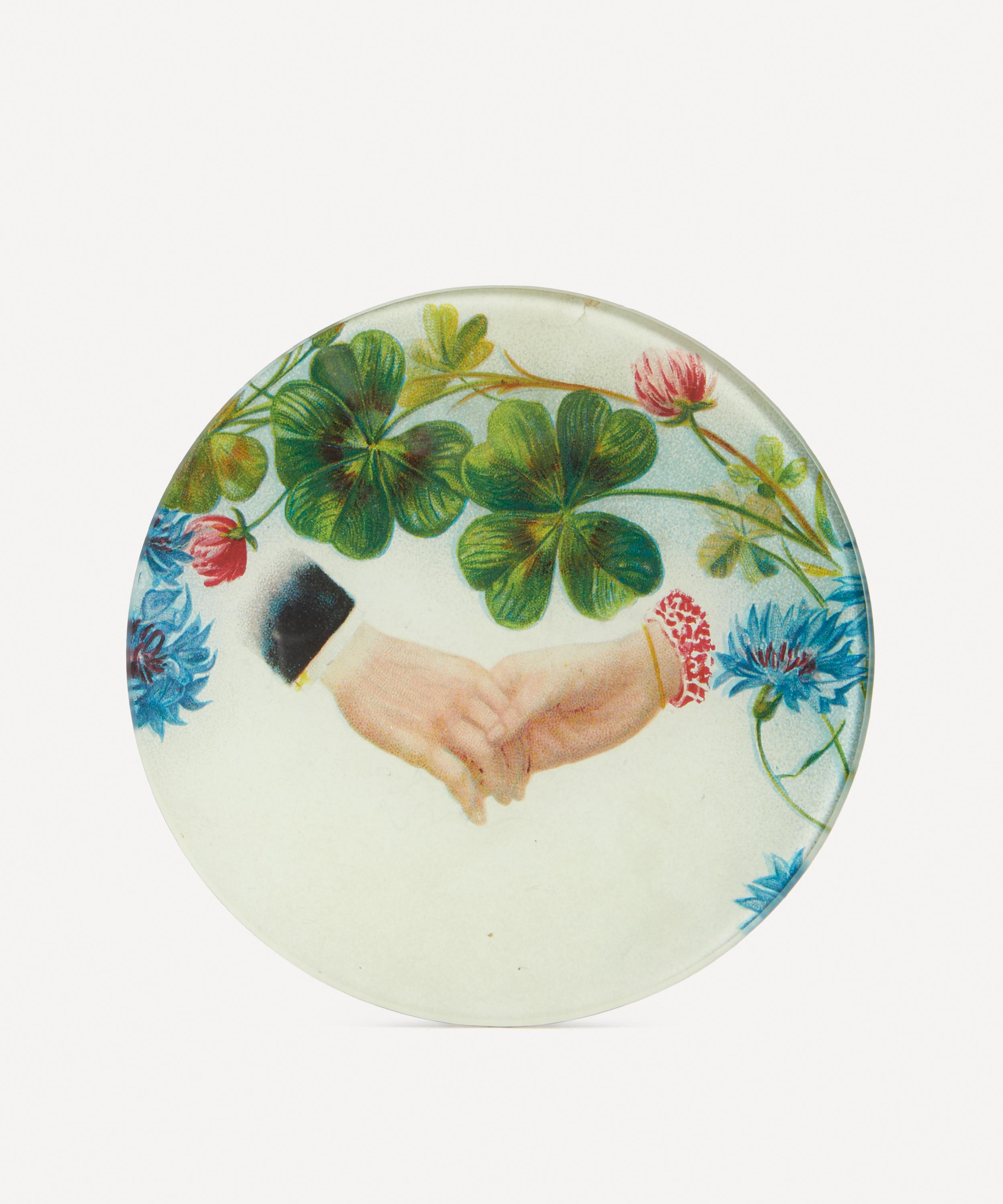 John Derian - Holding Hands Round Plate image number 1