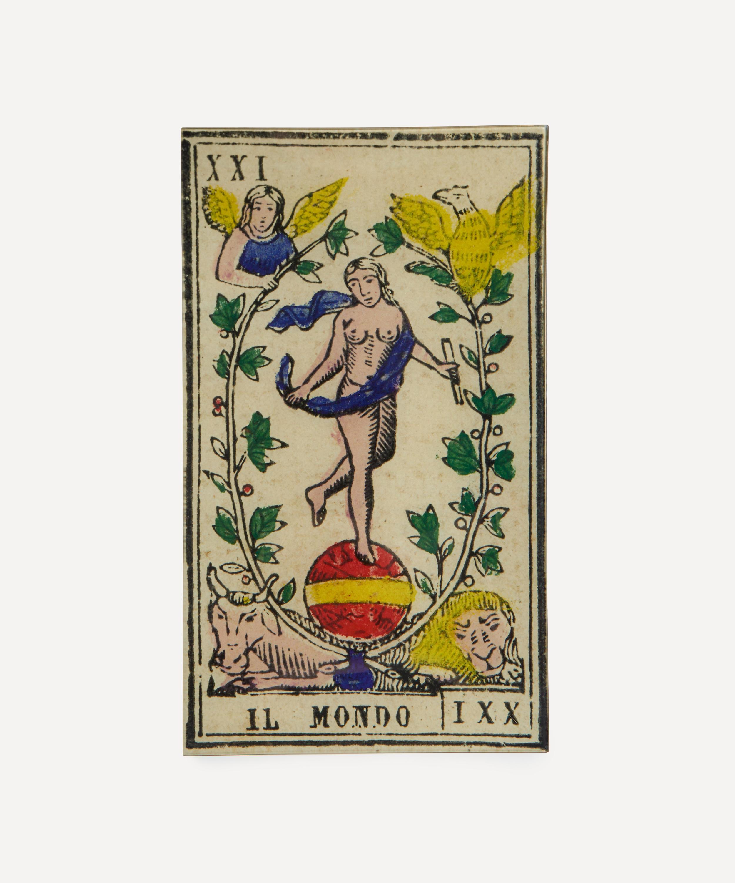 John Derian - The World Tarot Rectangle Tray image number 1