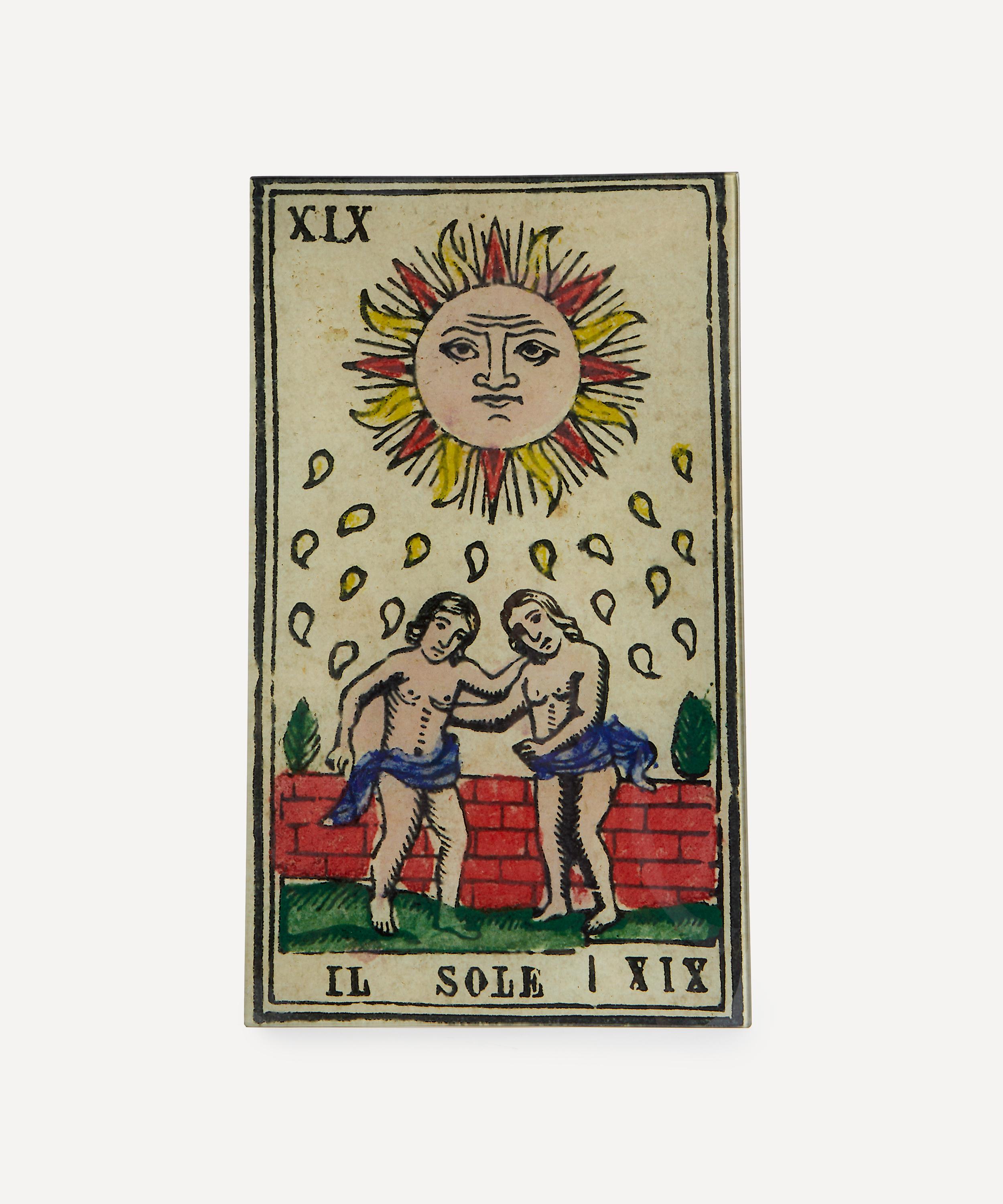 John Derian - The Sun Tarot Rectangle Tray image number 1