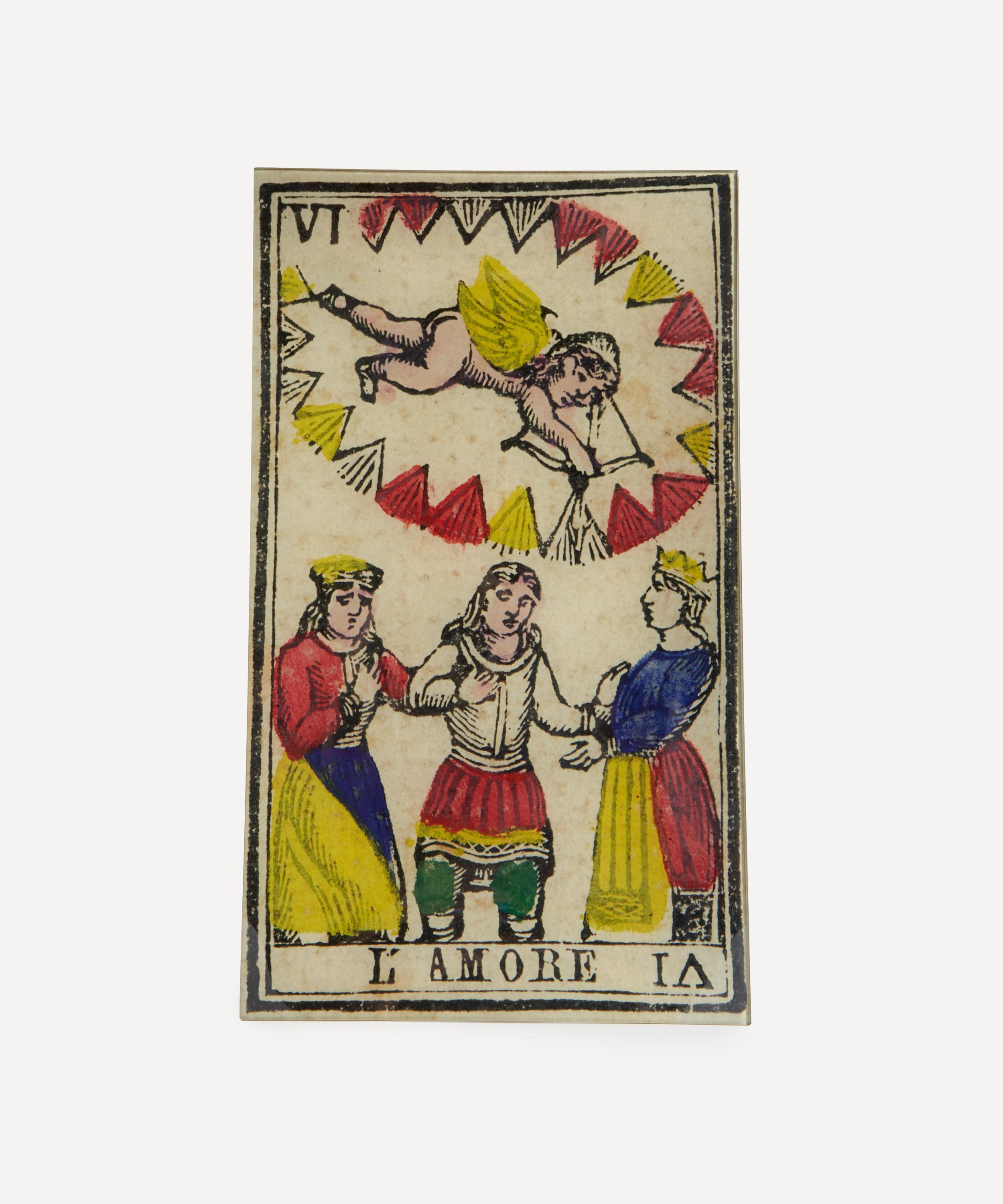 John Derian - The Lovers Tarot Rectangle Tray image number 1