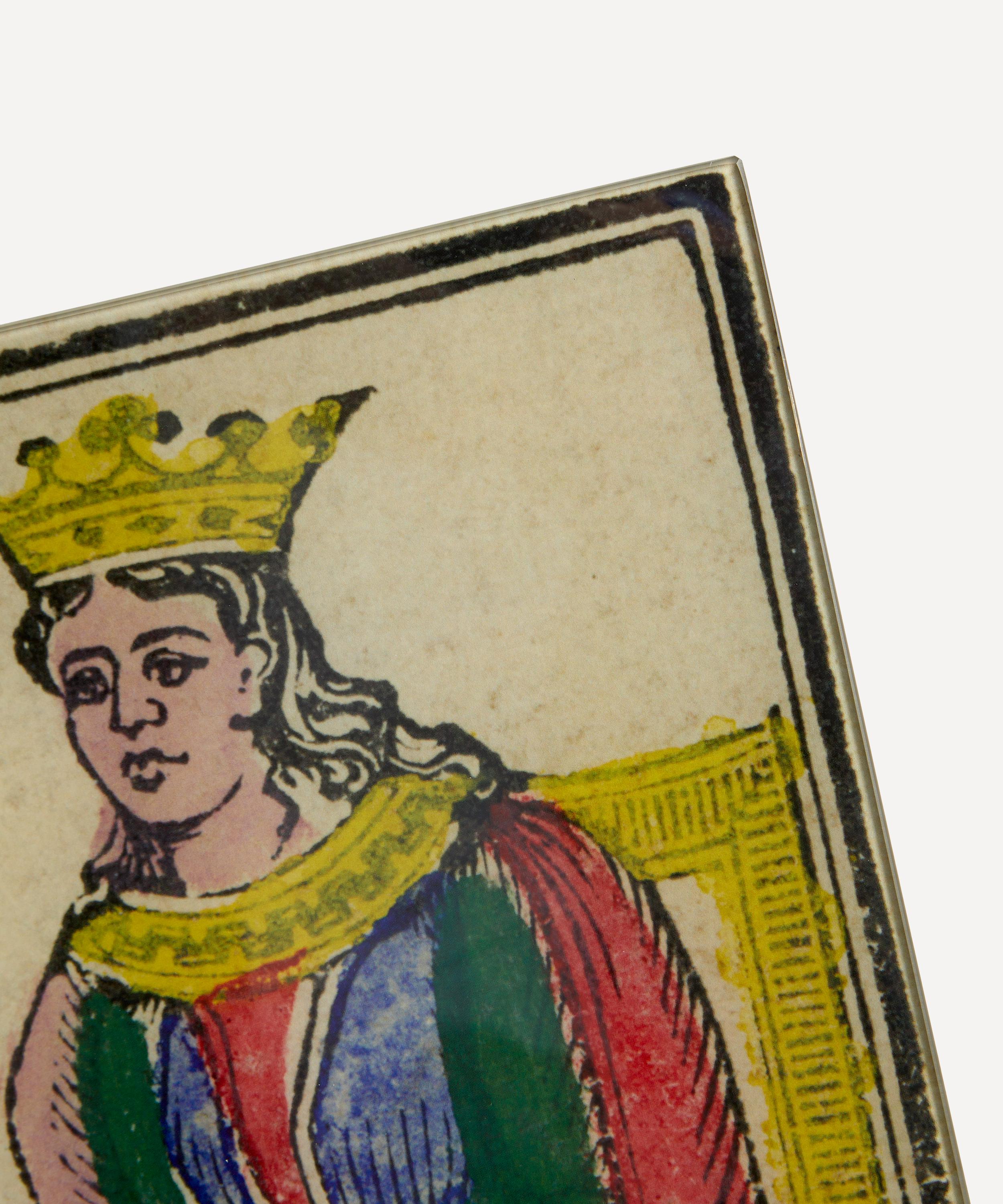 John Derian - Queen of Swords Tarot Rectangle Tray image number 2