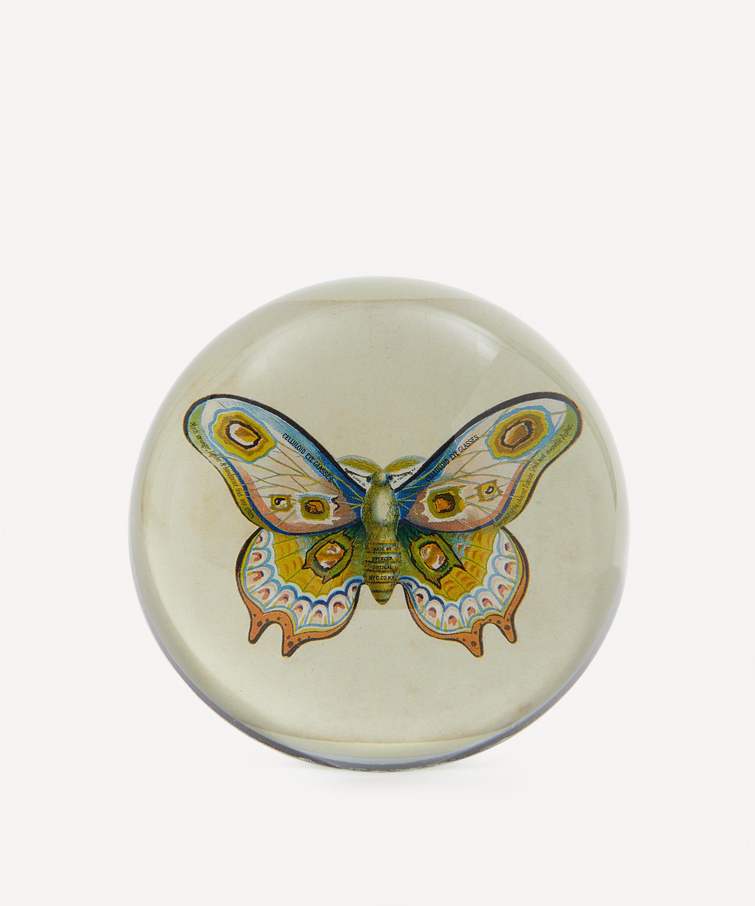 John Derian - Butterfly Ad Dome Paperweight image number 1