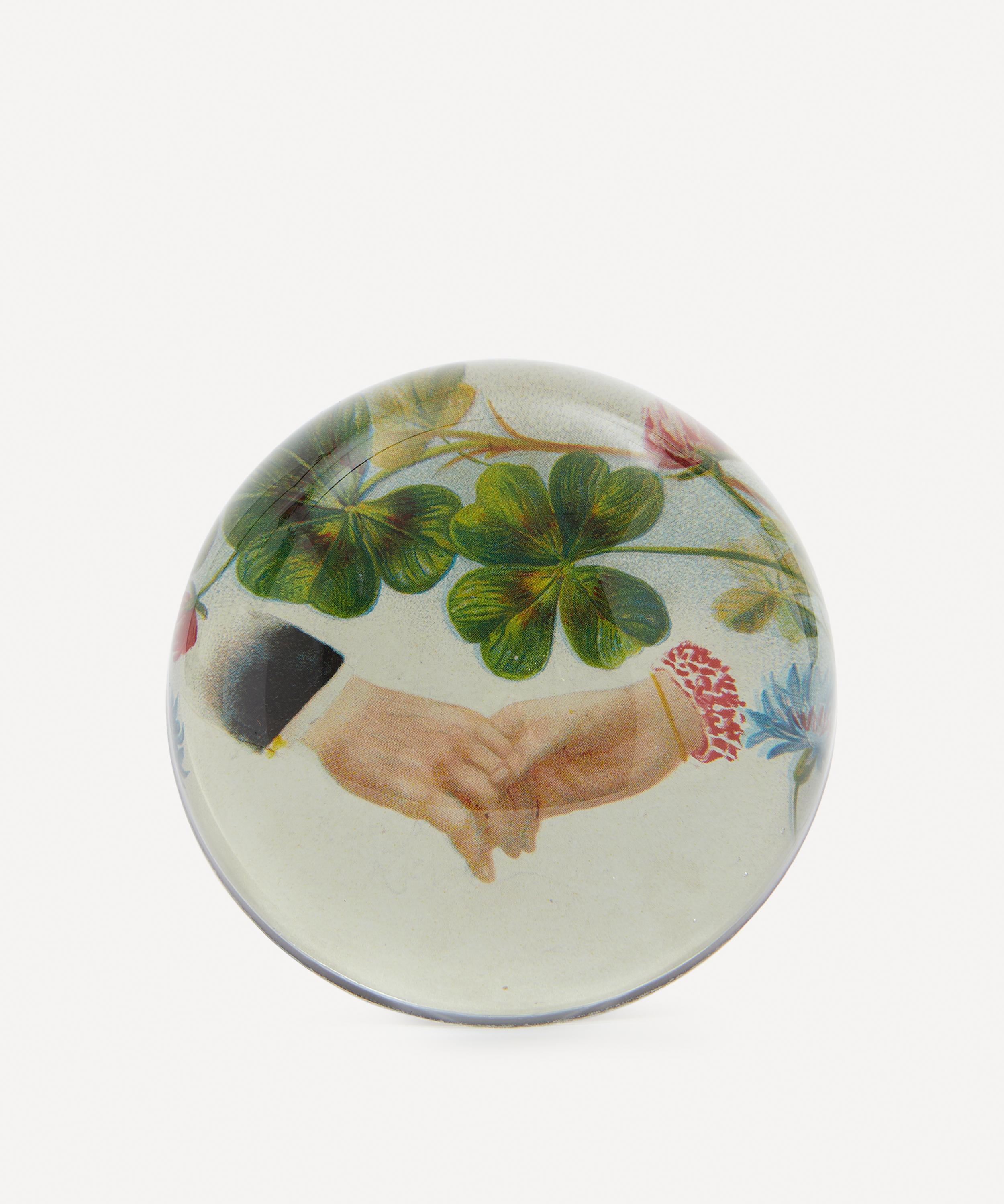 John Derian - Holding Hands Dome Paperweight image number 1