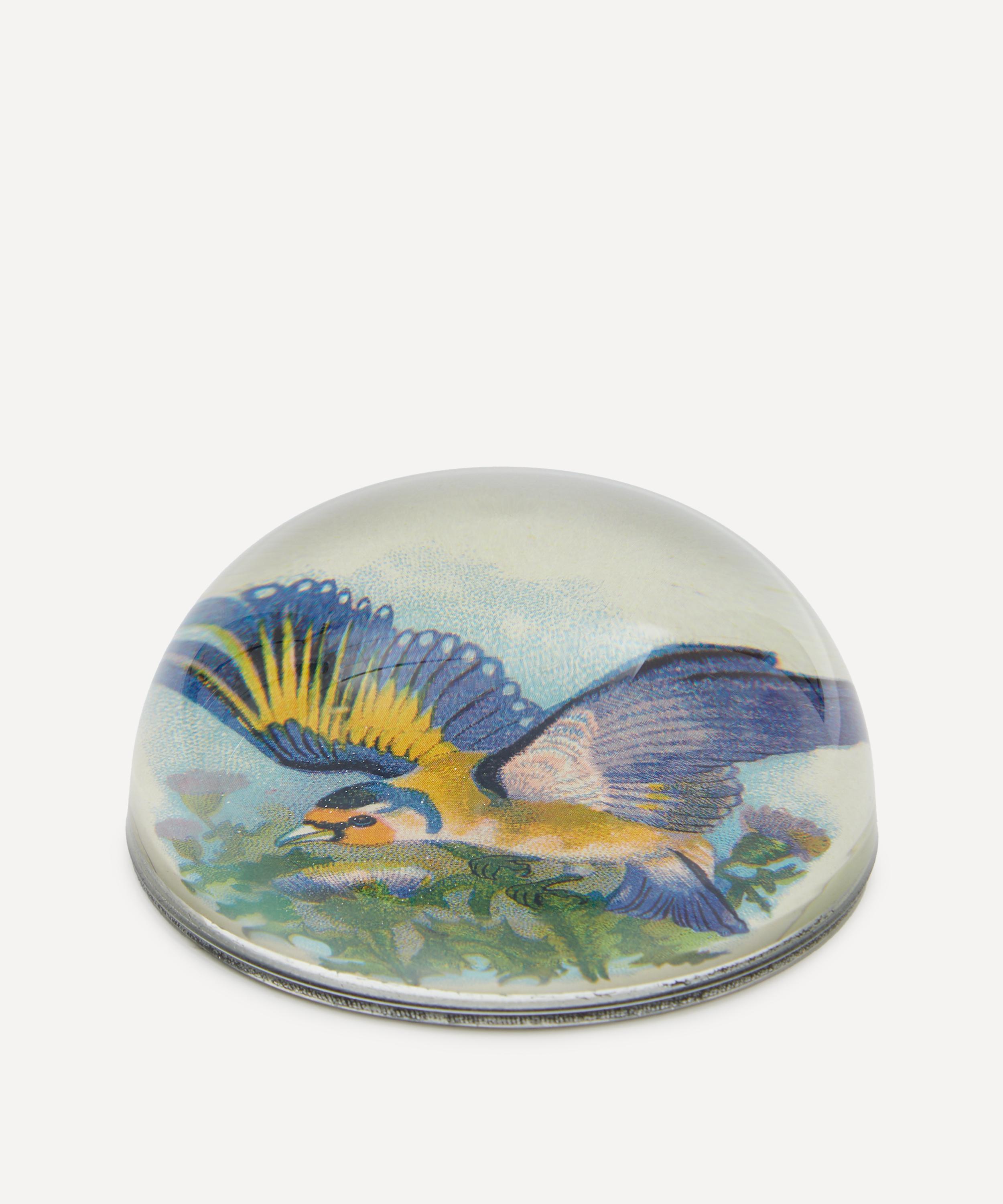 John Derian - Thistle Bird Dome Paperweight