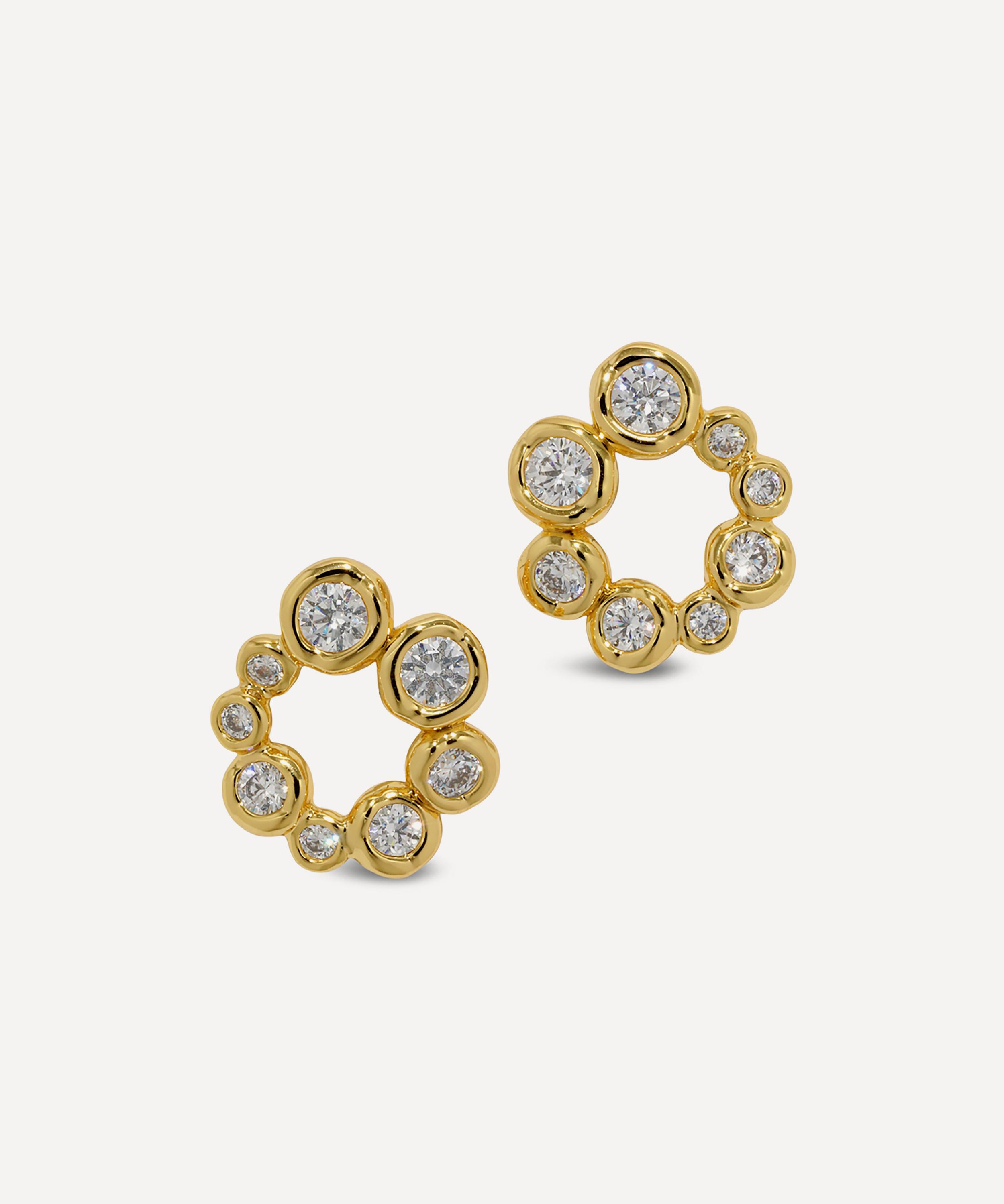 Alexis Bittar - 14ct Gold-Plated Asterales Petite Bubble Stud Earrings
