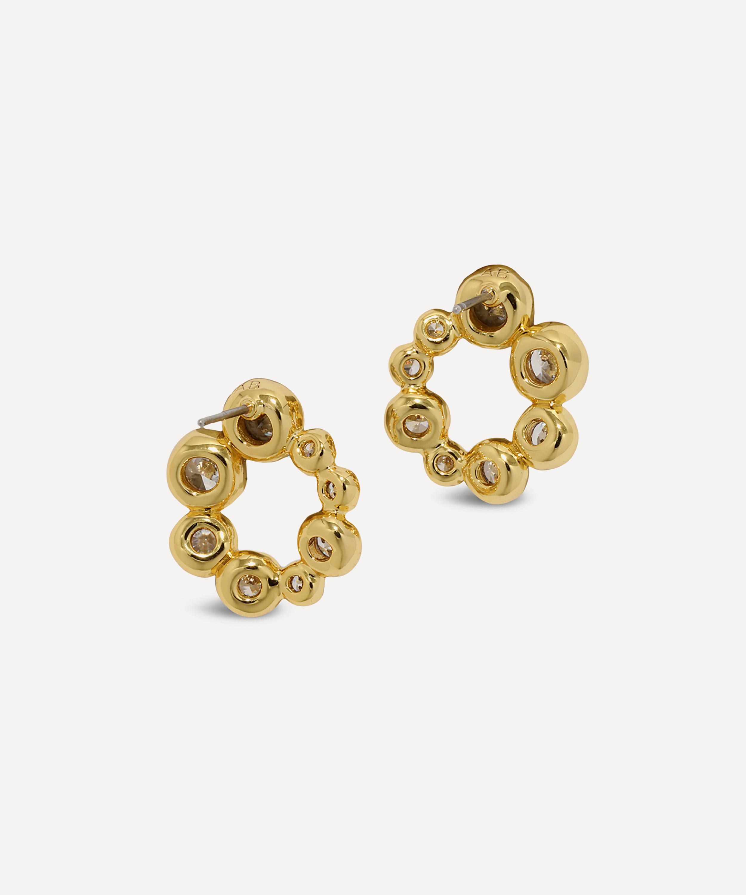 Alexis Bittar - 14ct Gold-Plated Asterales Petite Bubble Stud Earrings image number 2
