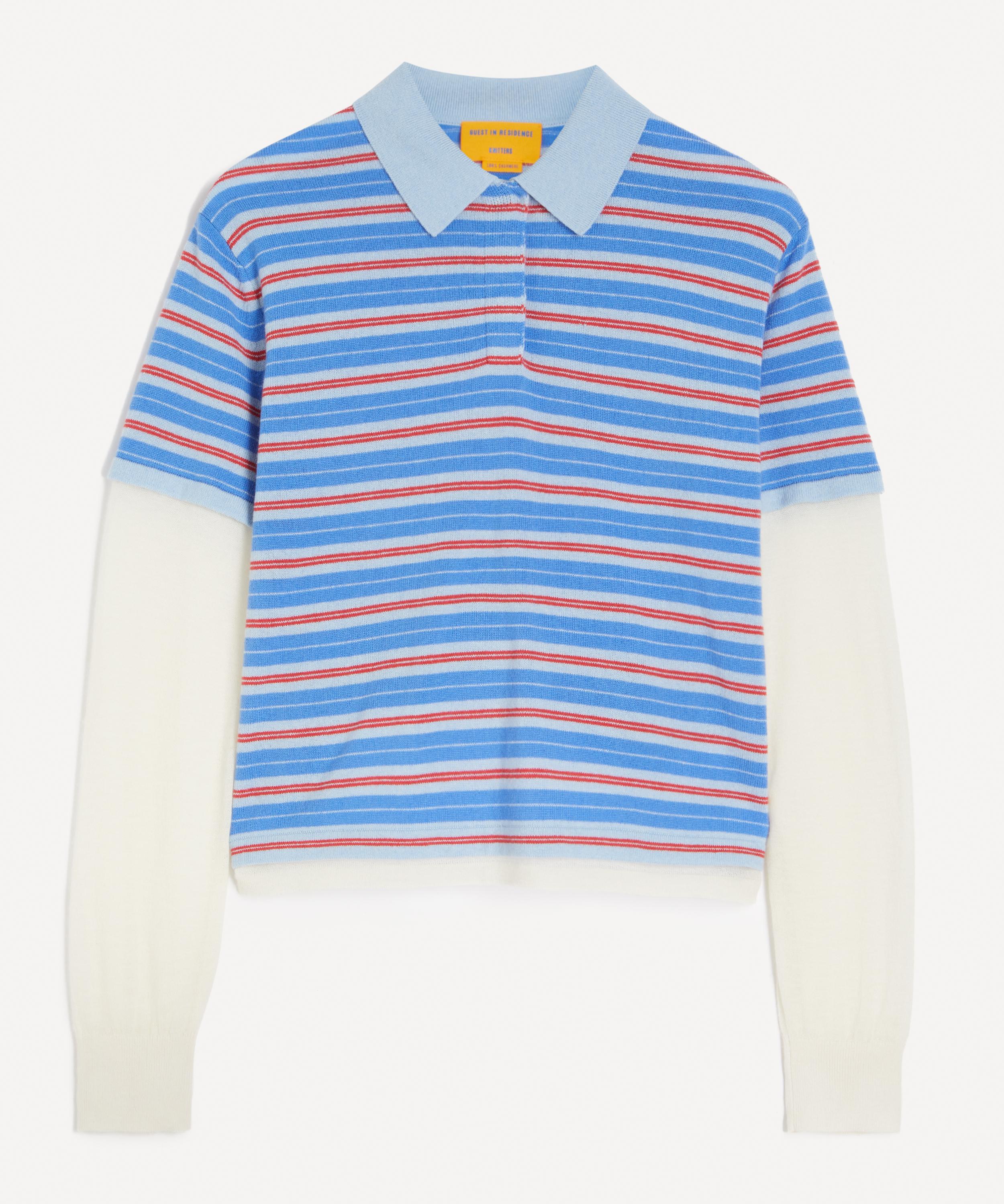 Guest In Residence - Layered Stripe Rugby Jumper