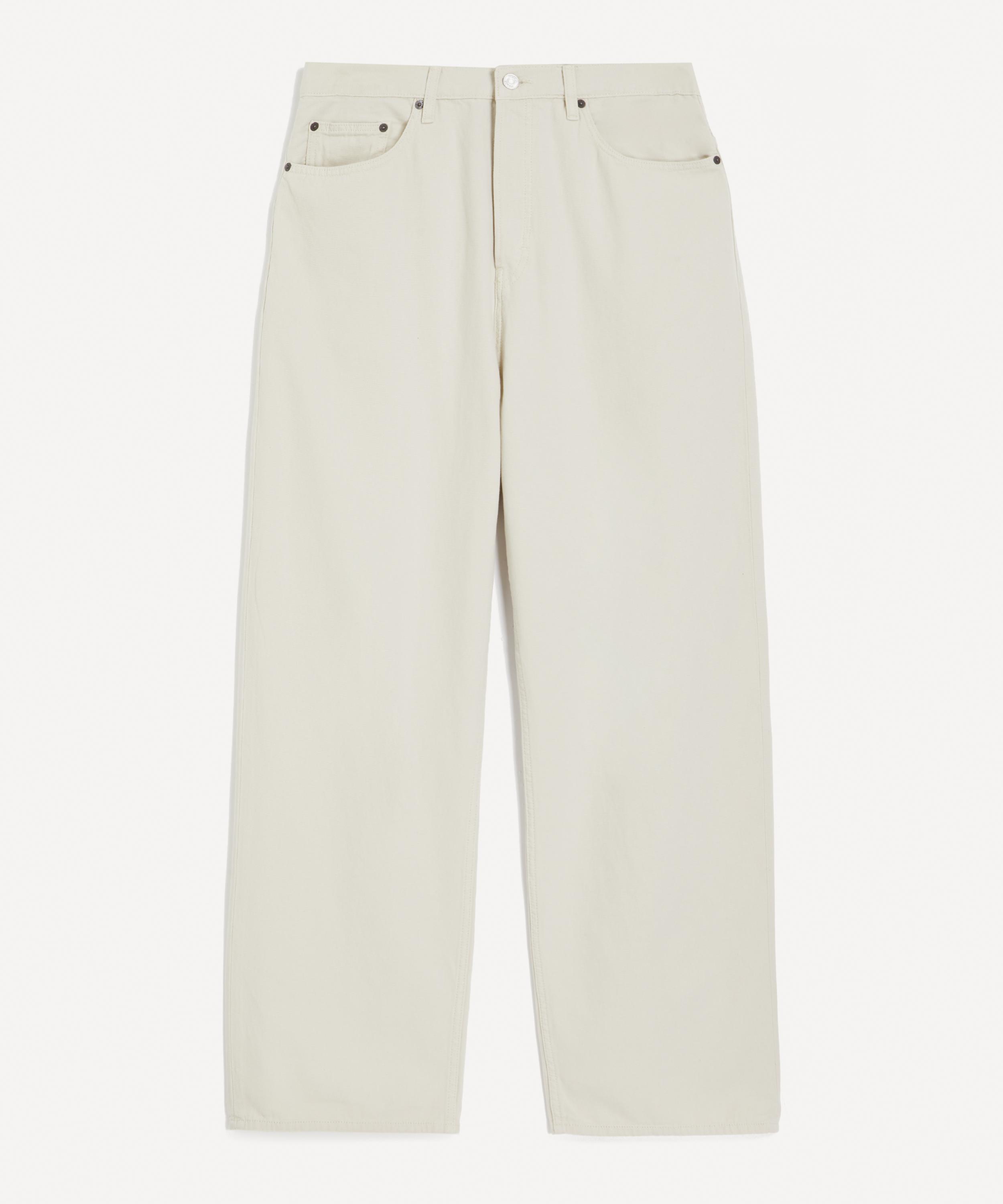 Frame - Baggy Jeans in Off White