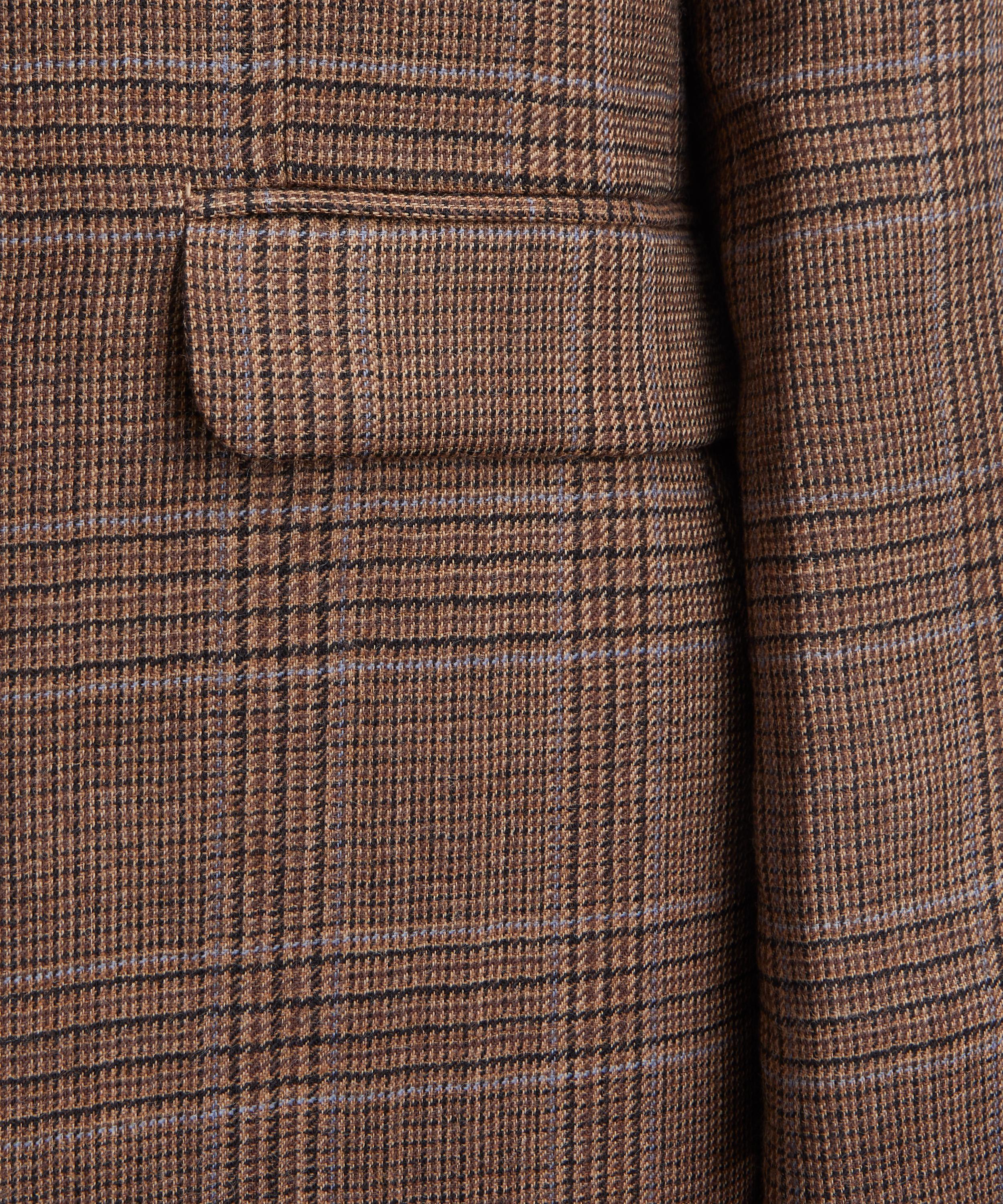 A.P.C. - Brown Check Wool Jacket image number 4