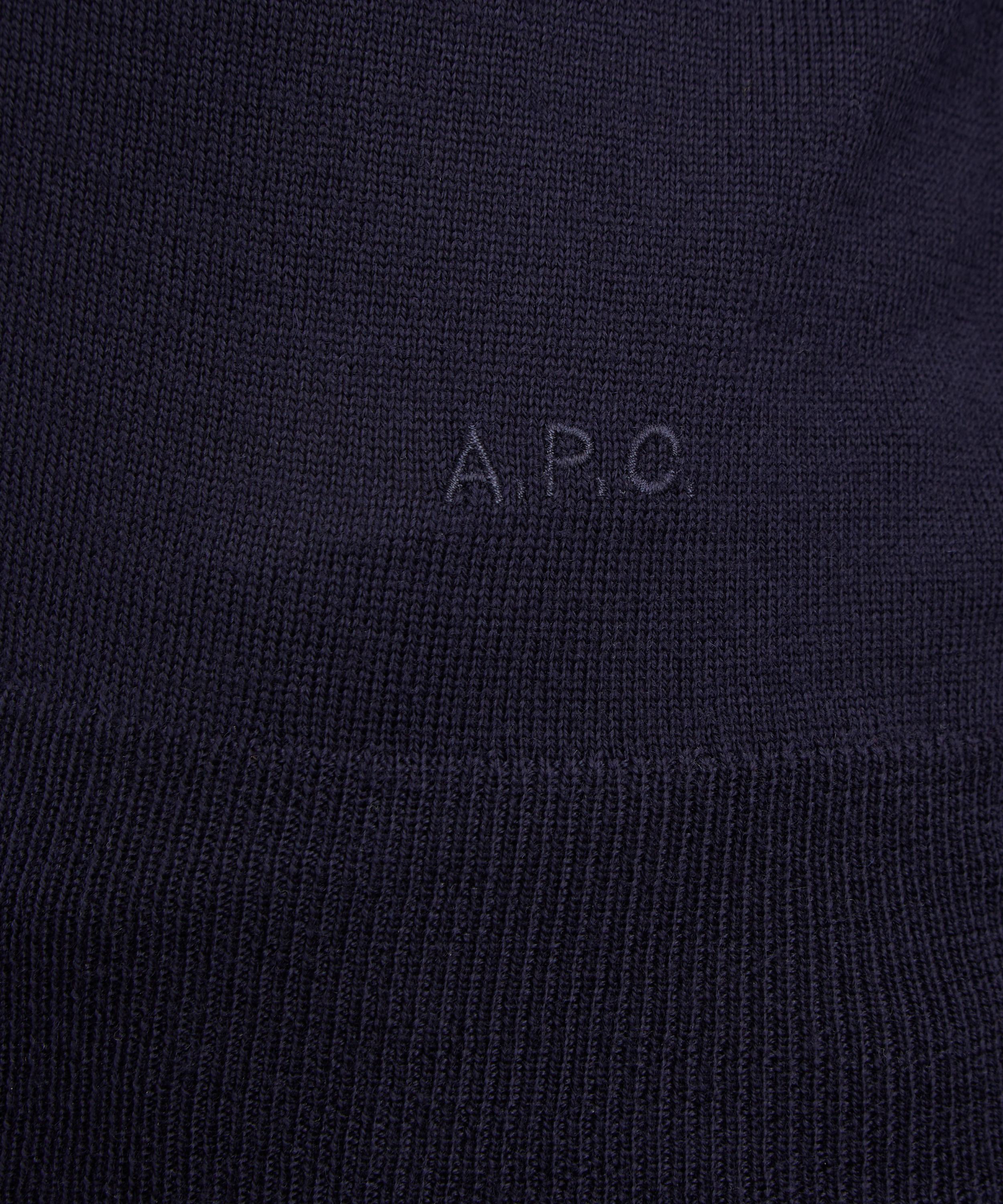 A.P.C. - Marissa Navy Wool Cardigan image number 4