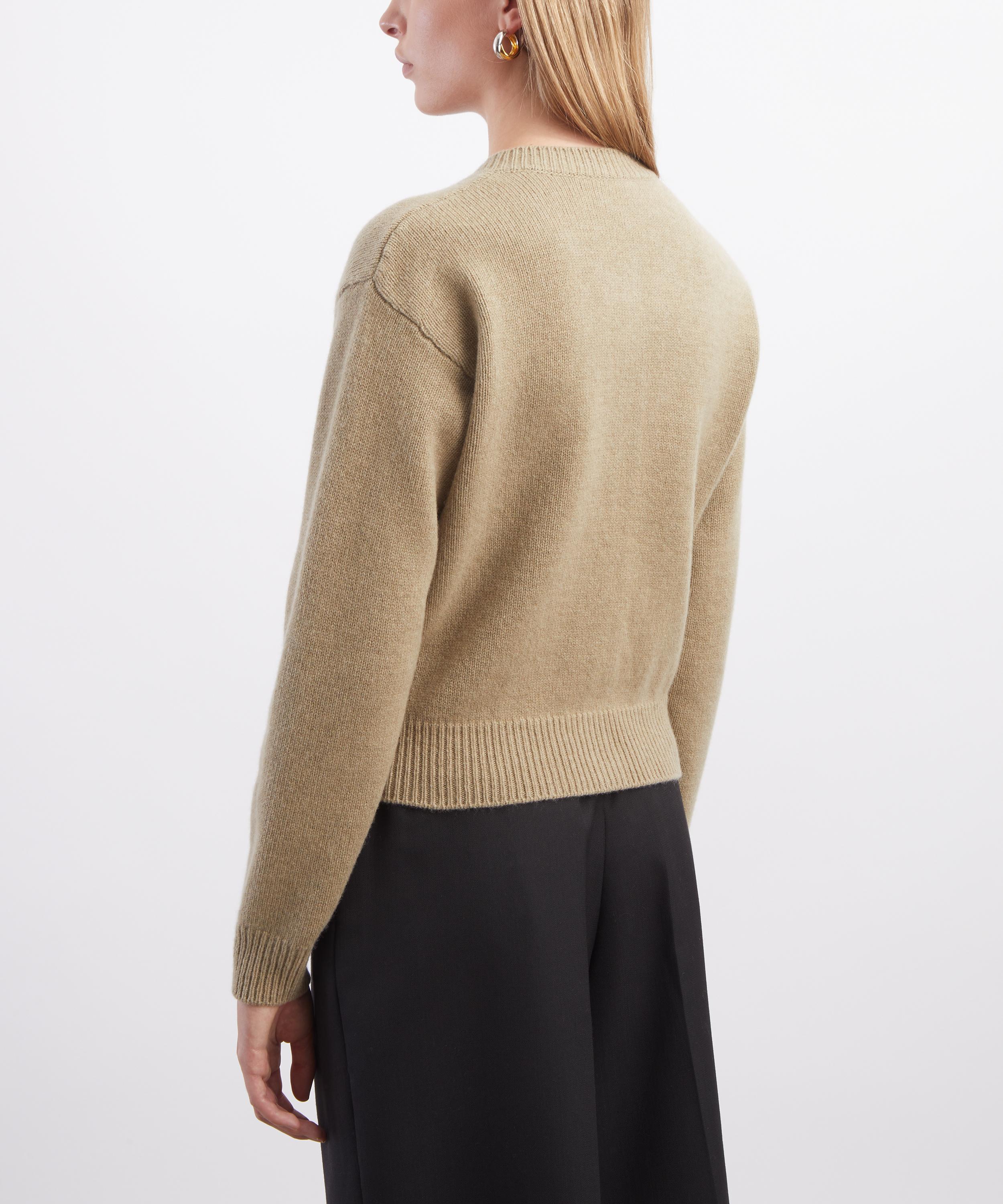 A.P.C. - Lila Beige Wool Cardigan image number 3