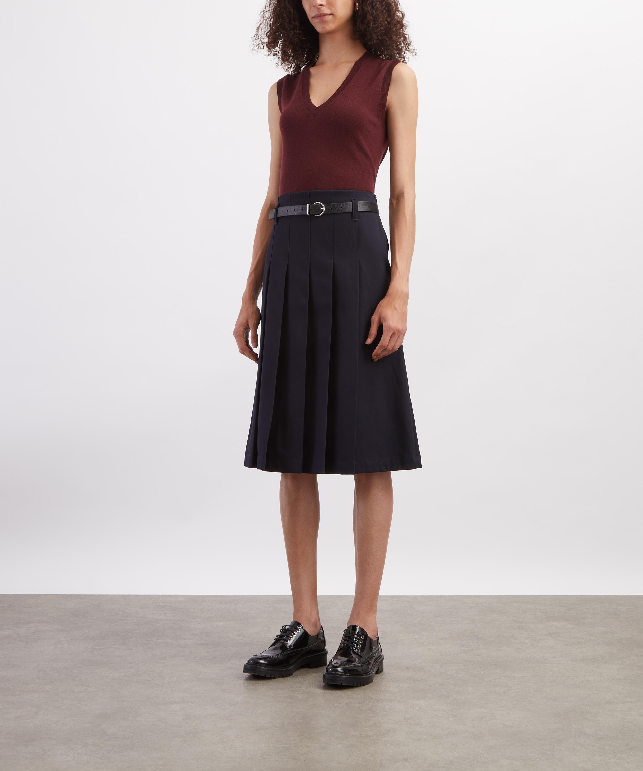 A.P.C. - Pleated Midi Skirt image number 1