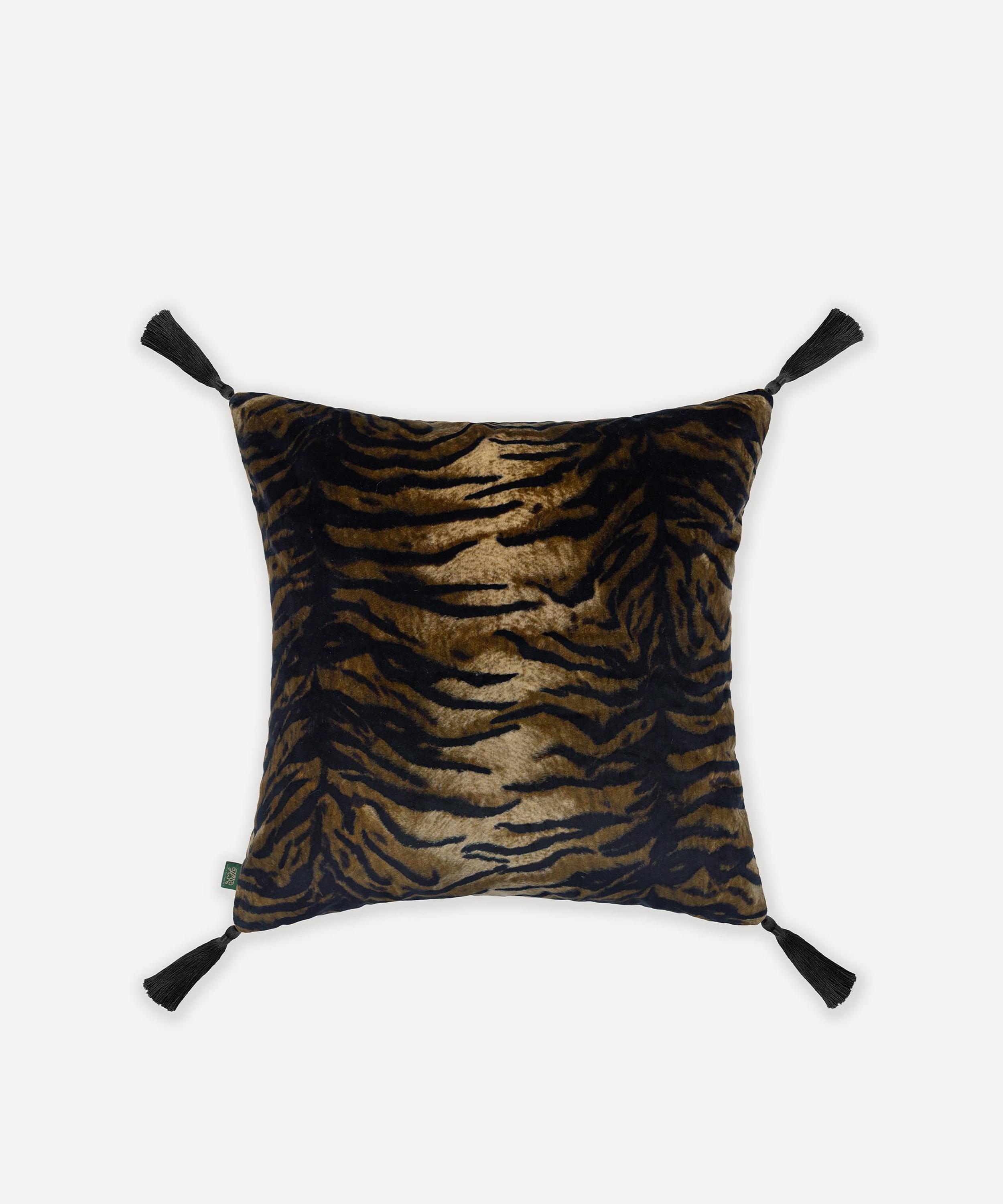 House of Hackney - Caspian Large Velvet Tassel Cushion