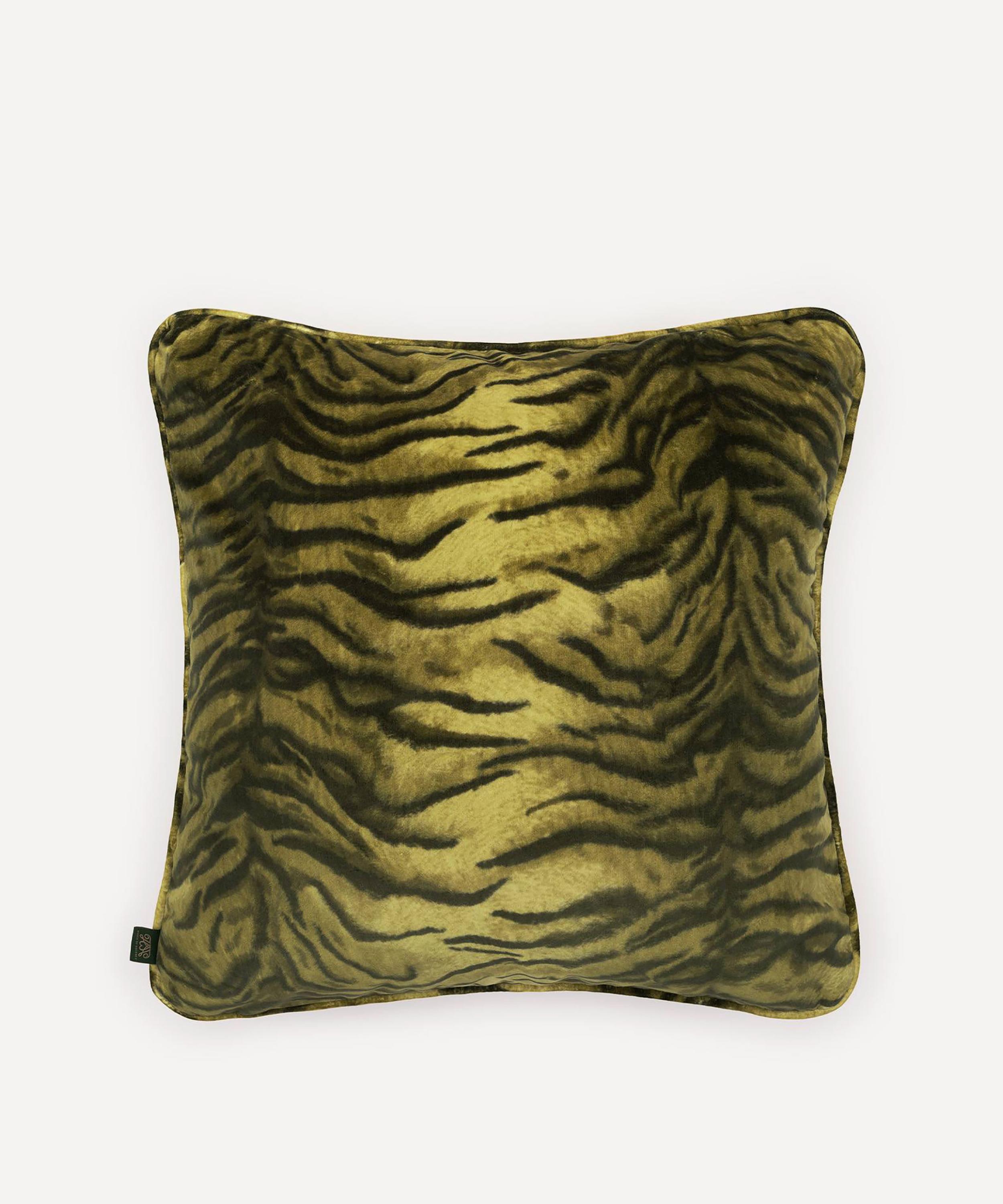 House of Hackney - Caspian Large Velvet Piped Cushion
