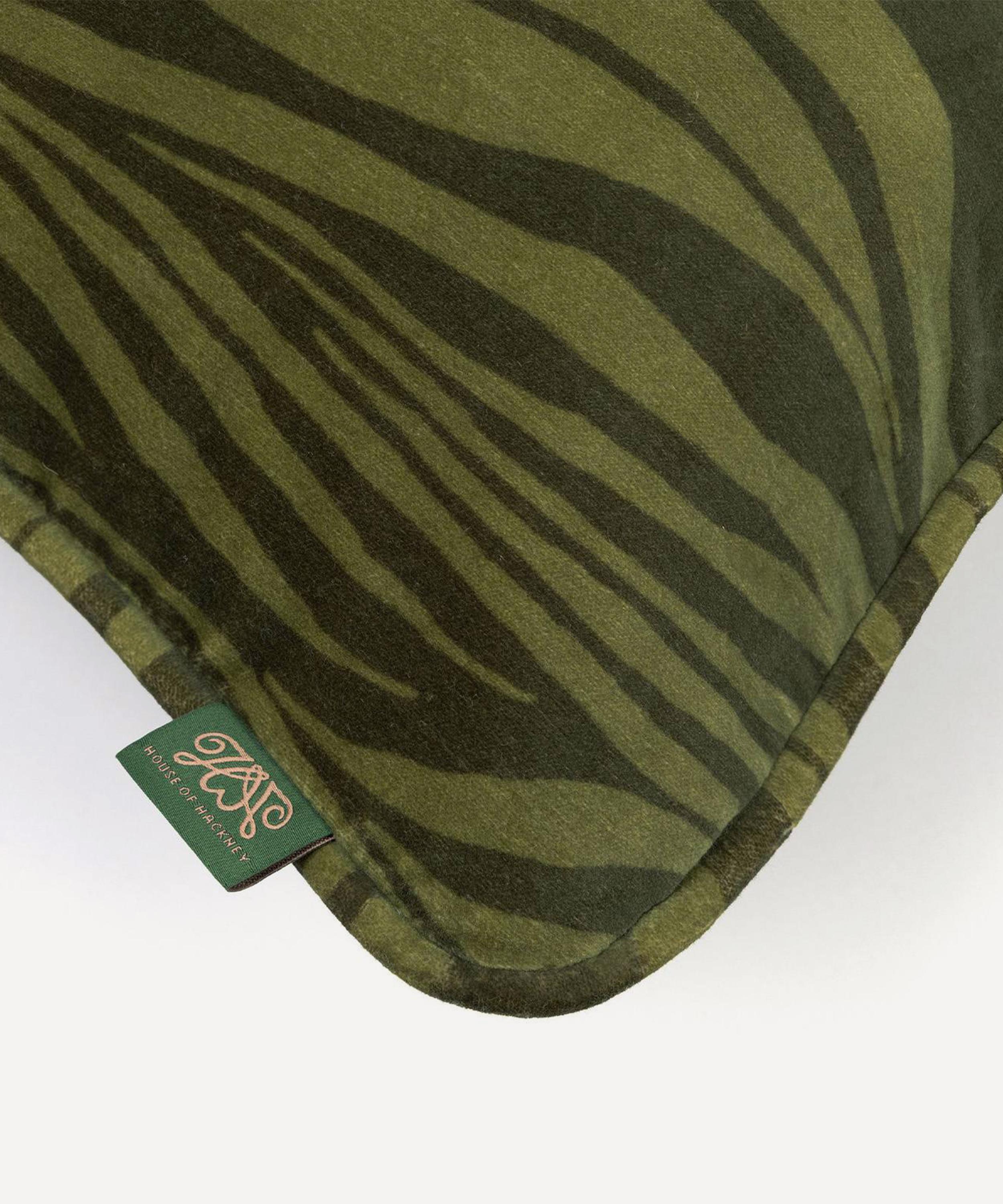 House of Hackney - Dazzle Medium Velvet Piped Cushion image number 1