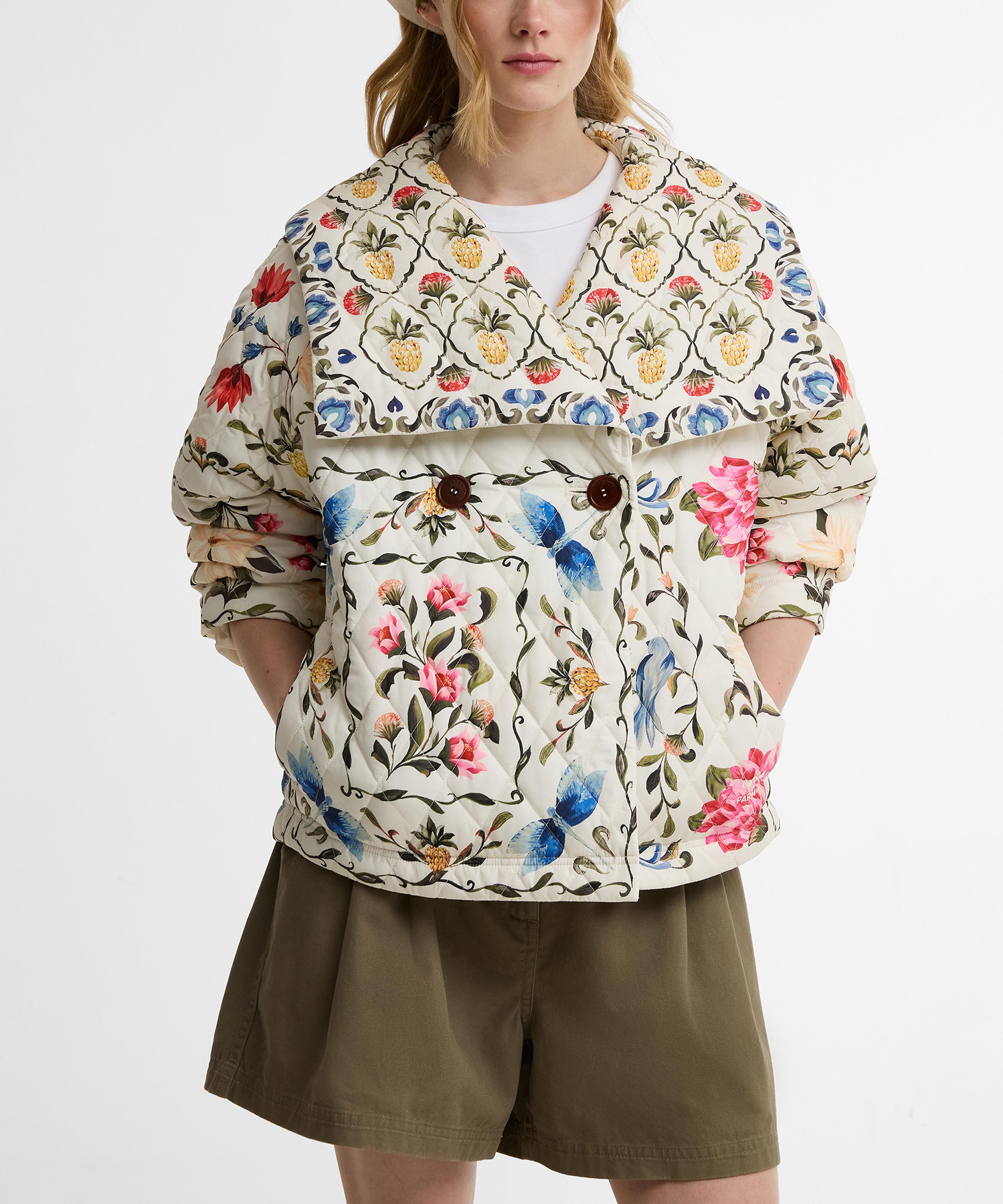 Barbour - x FARM Rio Azelia Quilted Jacket image number 1