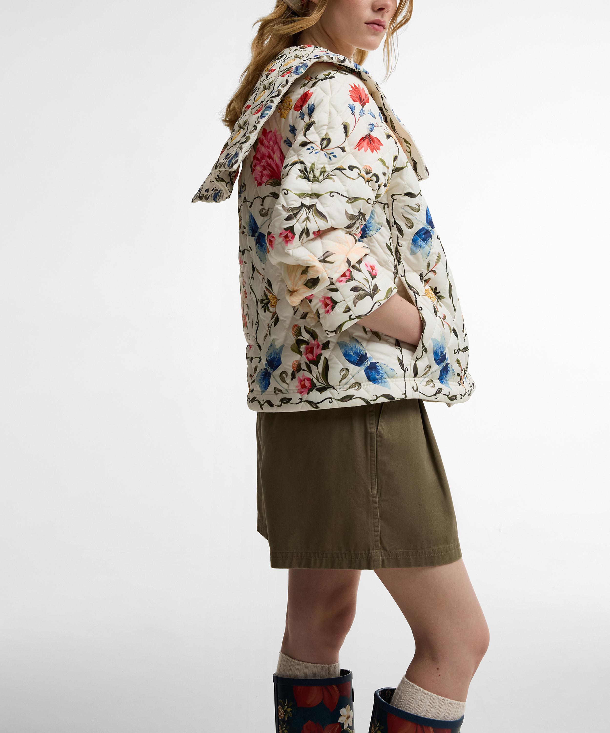 Barbour - x FARM Rio Azelia Quilted Jacket image number 5