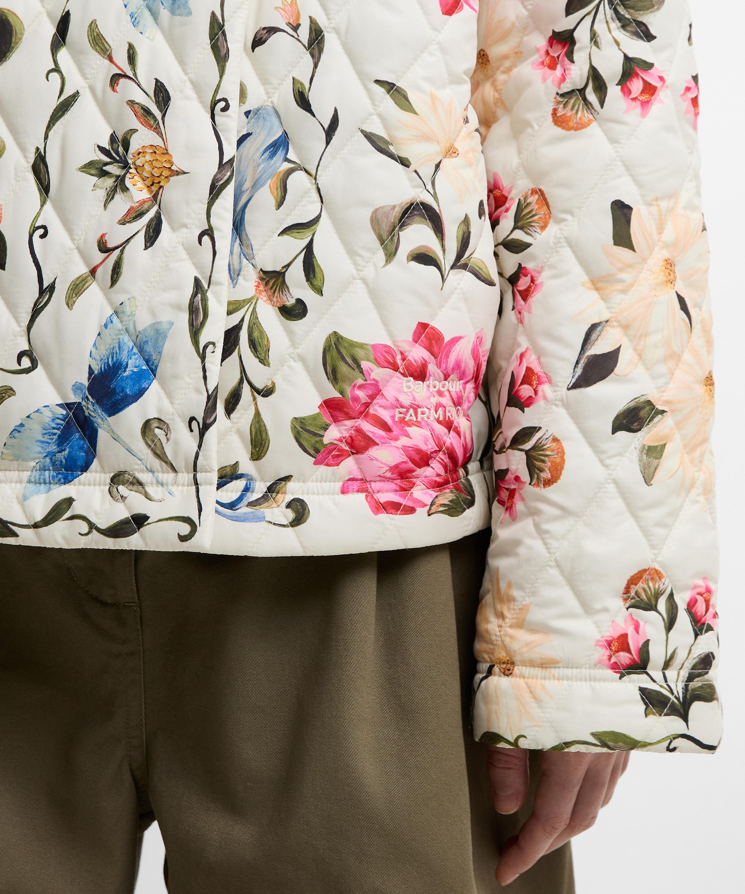 Barbour - x FARM Rio Azelia Quilted Jacket image number 6