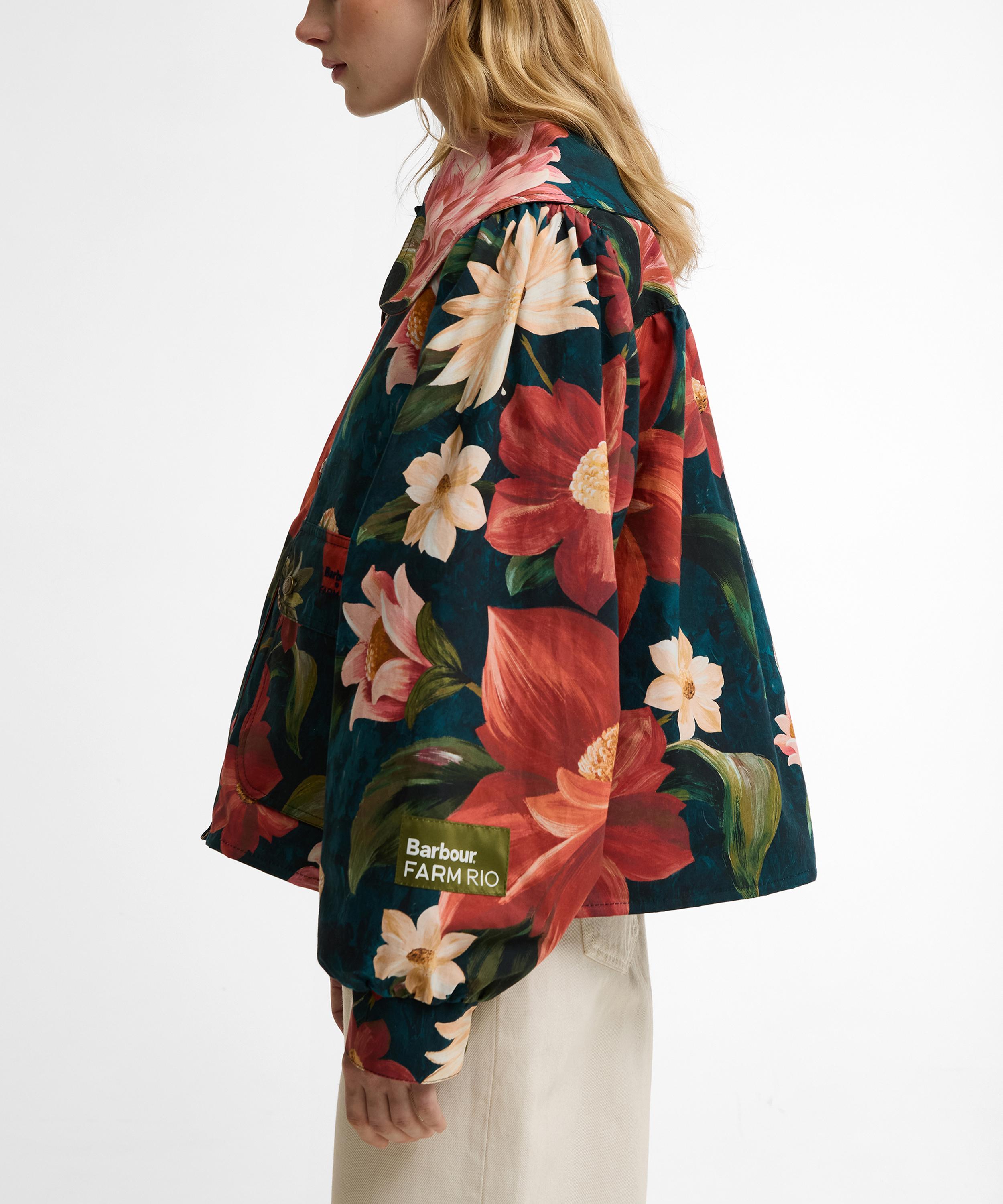 Barbour - x FARM Rio Wild Flower Casual Jacket image number 5