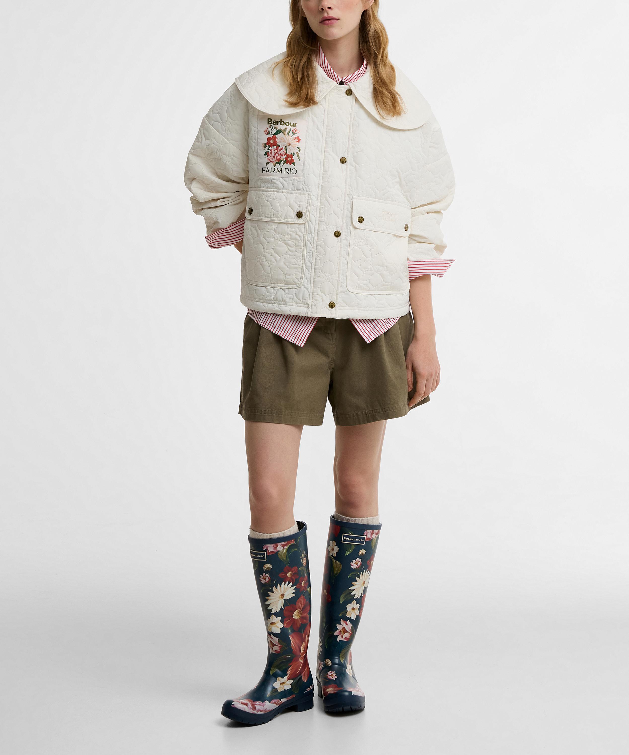 Barbour - x FARM Rio Lotus Quilted Jacket image number 2