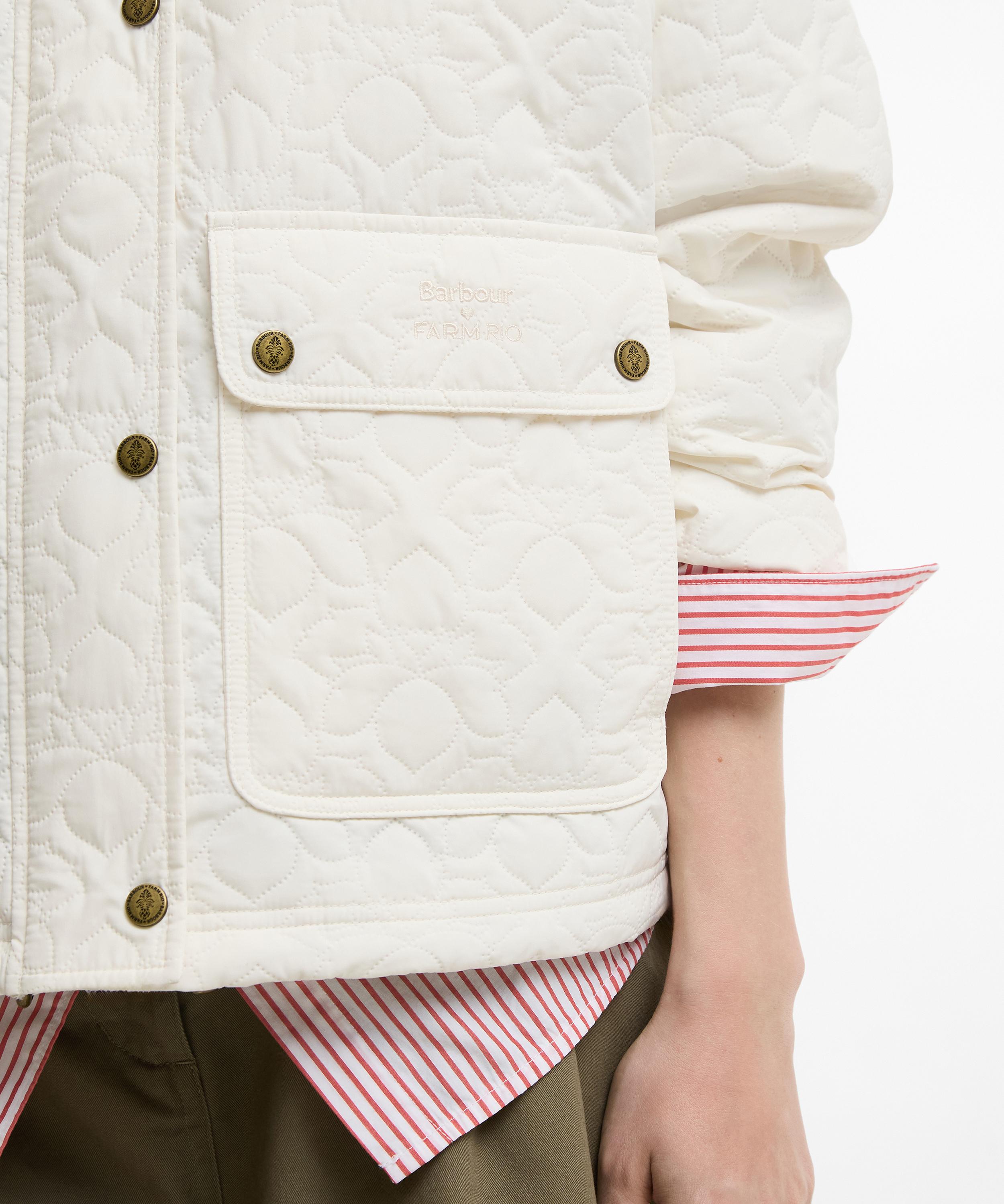 Barbour - x FARM Rio Lotus Quilted Jacket image number 6