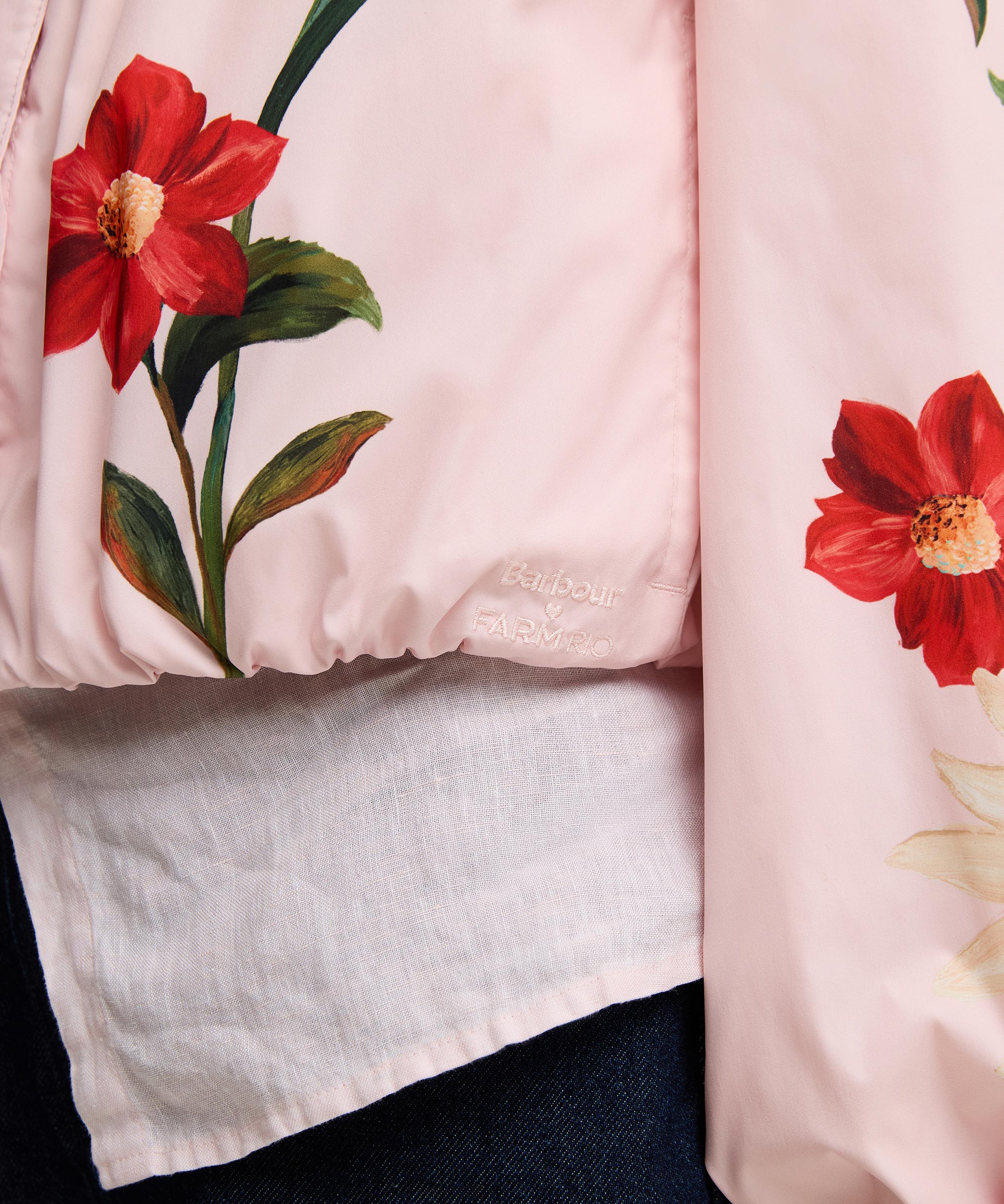 Barbour - x FARM Rio Madalena Showerproof Jacket image number 6