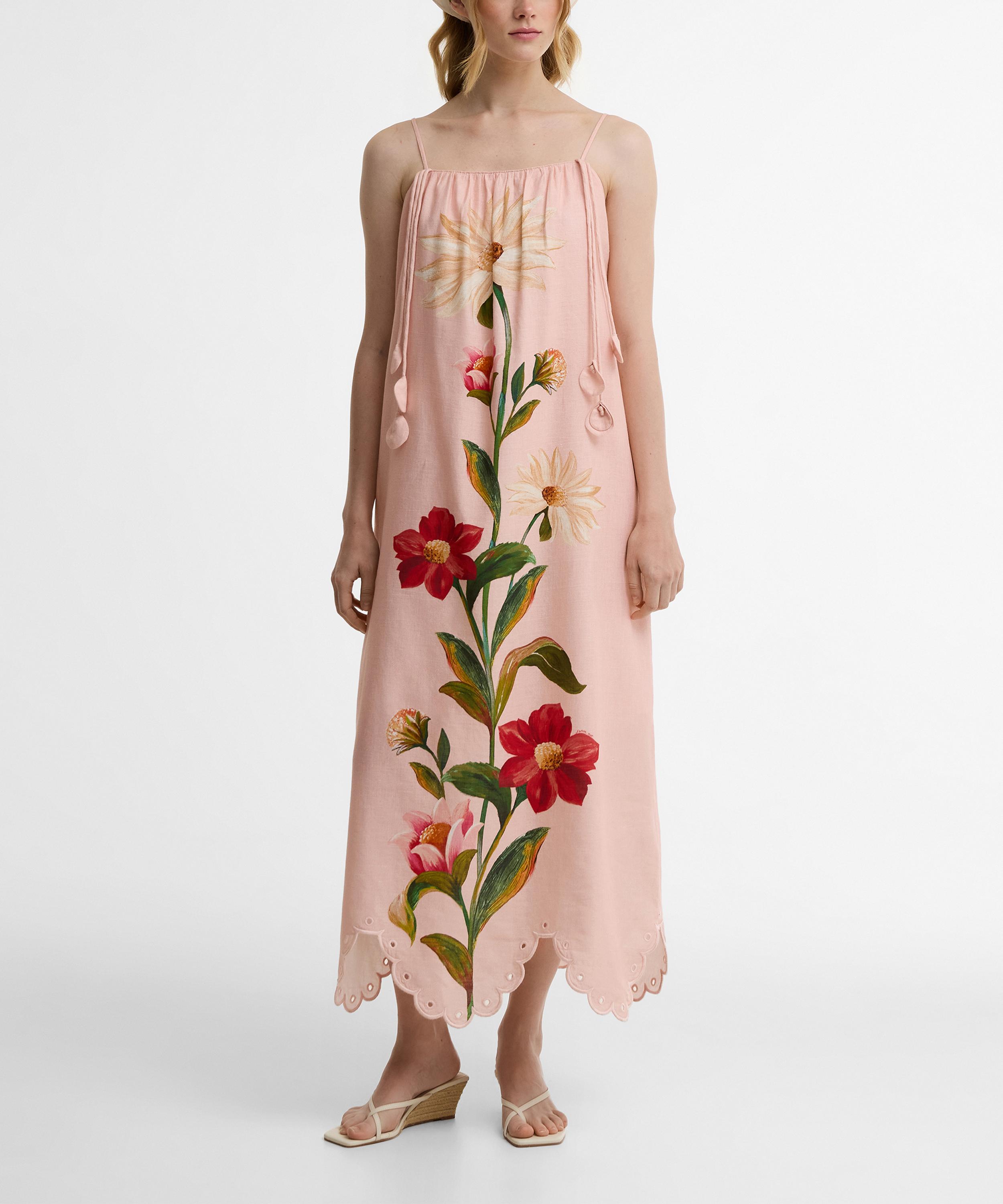 Barbour - x FARM Rio Bromelia Midi Dress&nbsp; image number 1