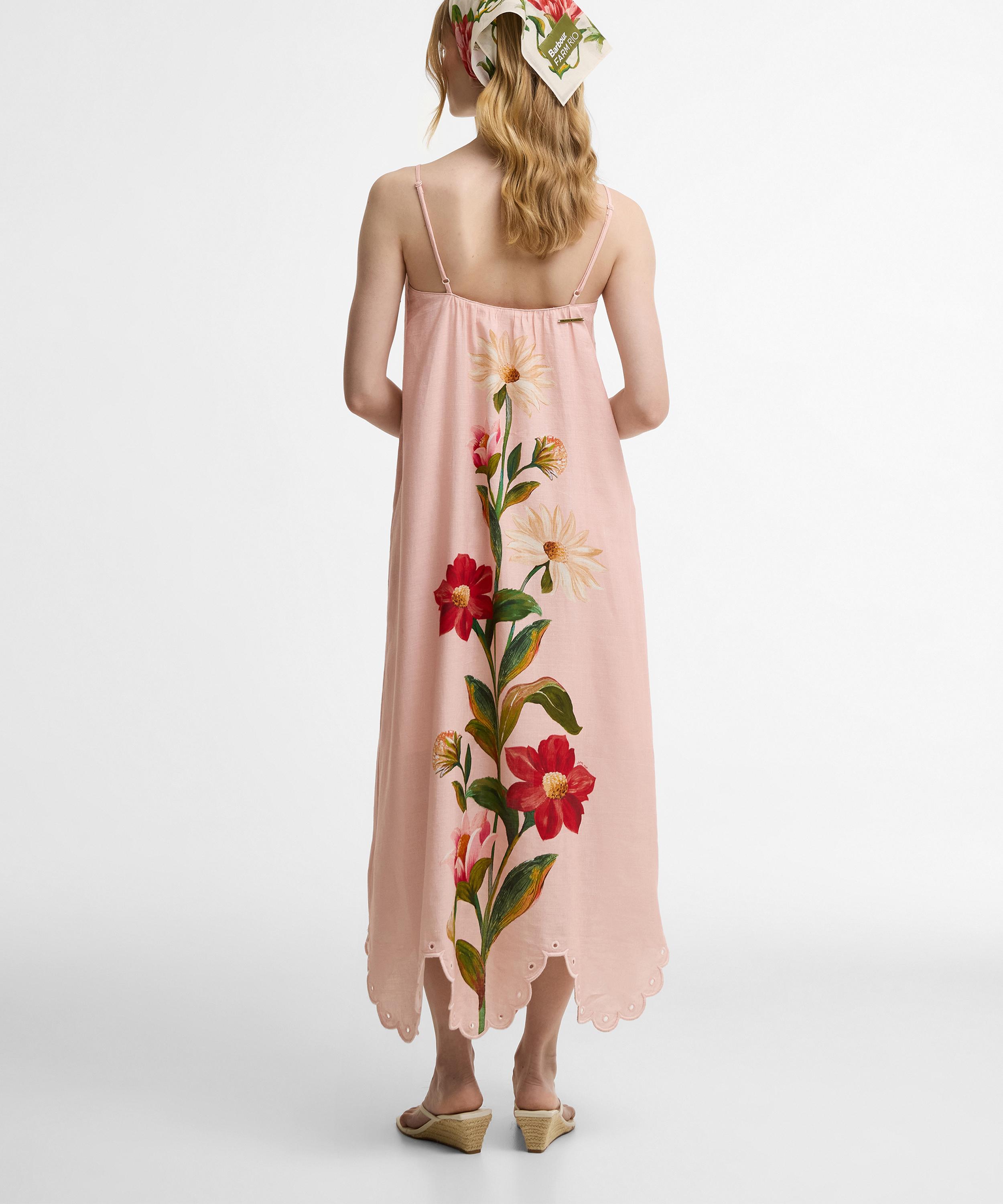 Barbour - x FARM Rio Bromelia Midi Dress&nbsp; image number 3