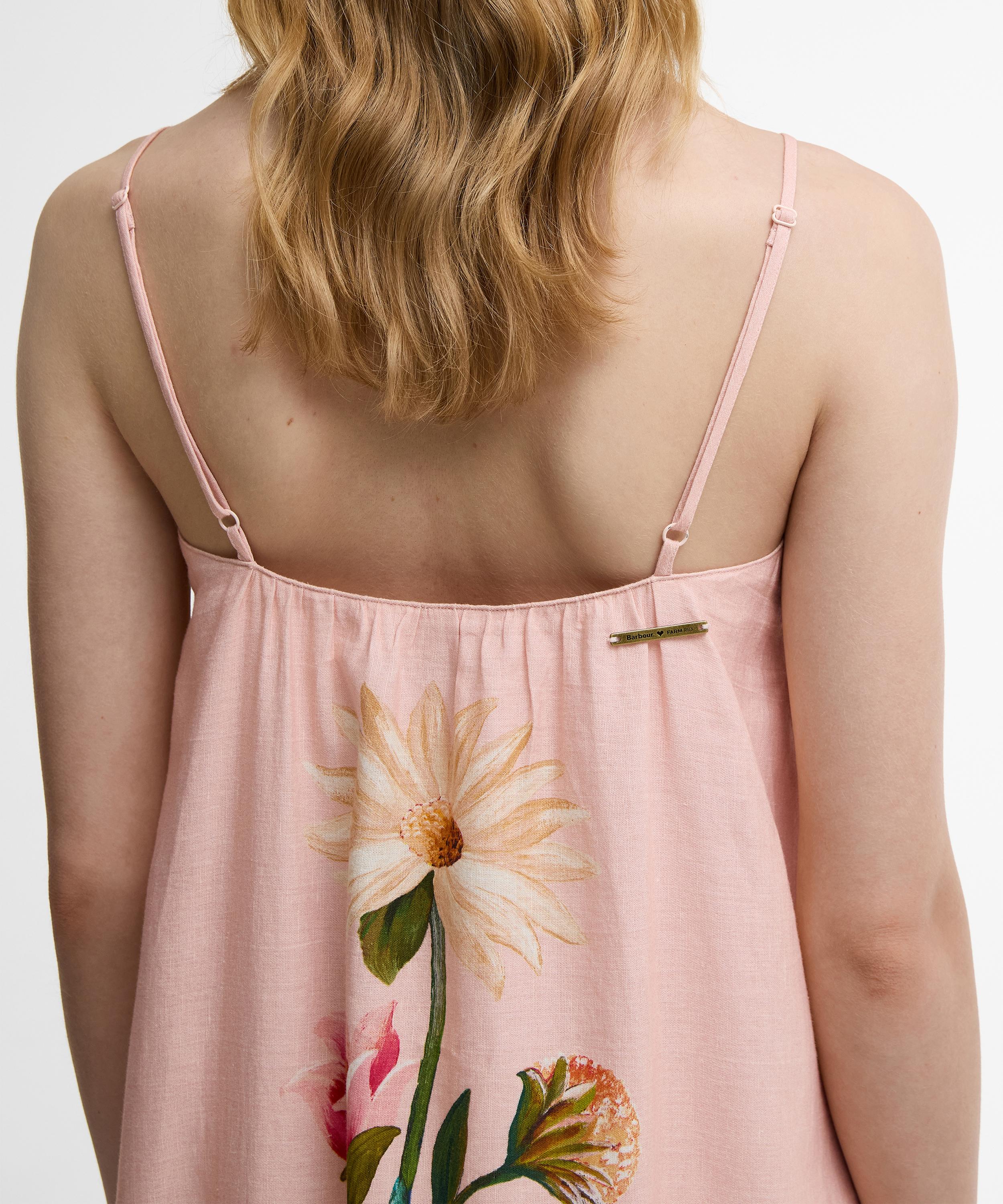 Barbour - x FARM Rio Bromelia Midi Dress&nbsp; image number 5