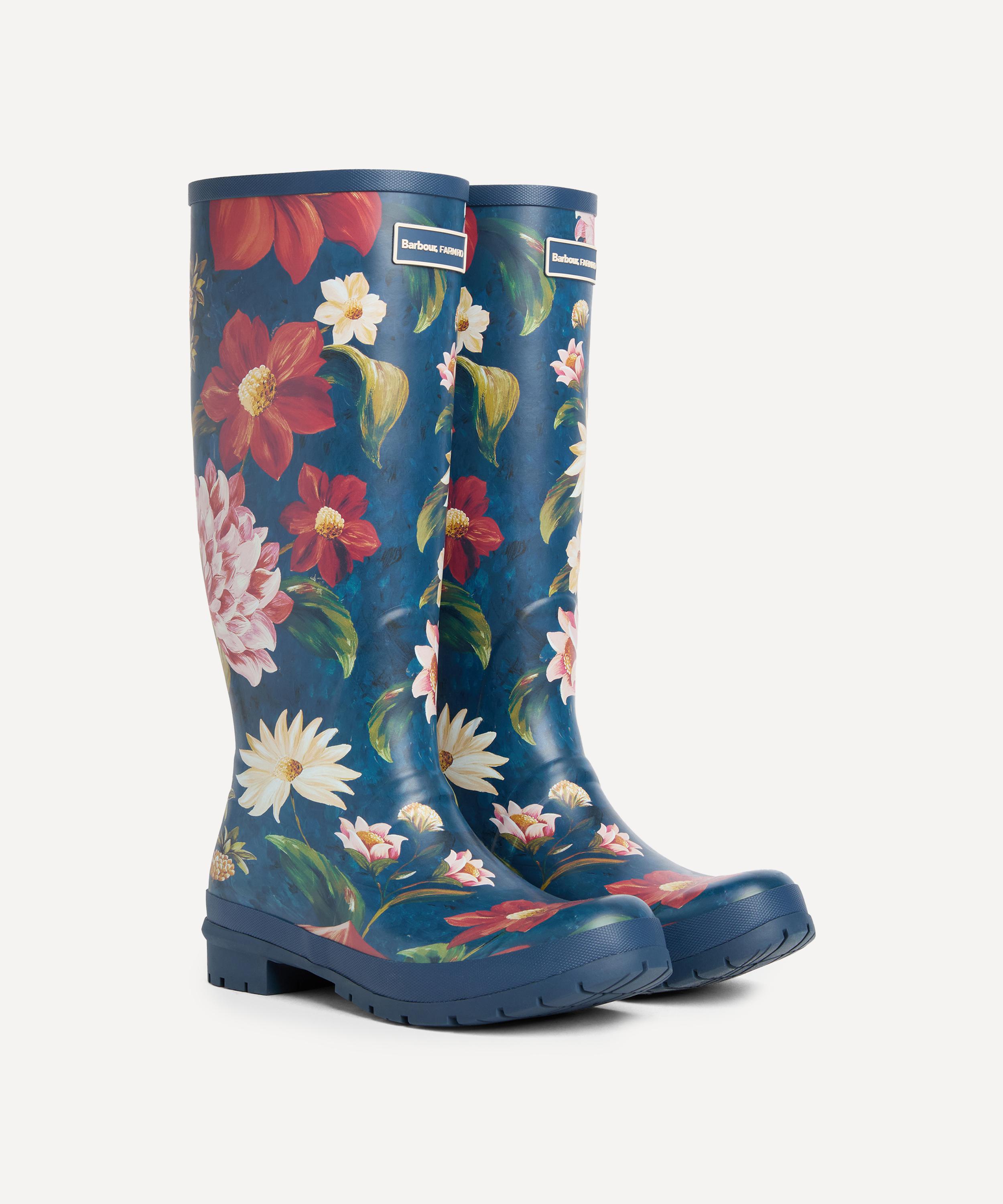 Barbour - x FARM Rio Wild Flower Wellingtons