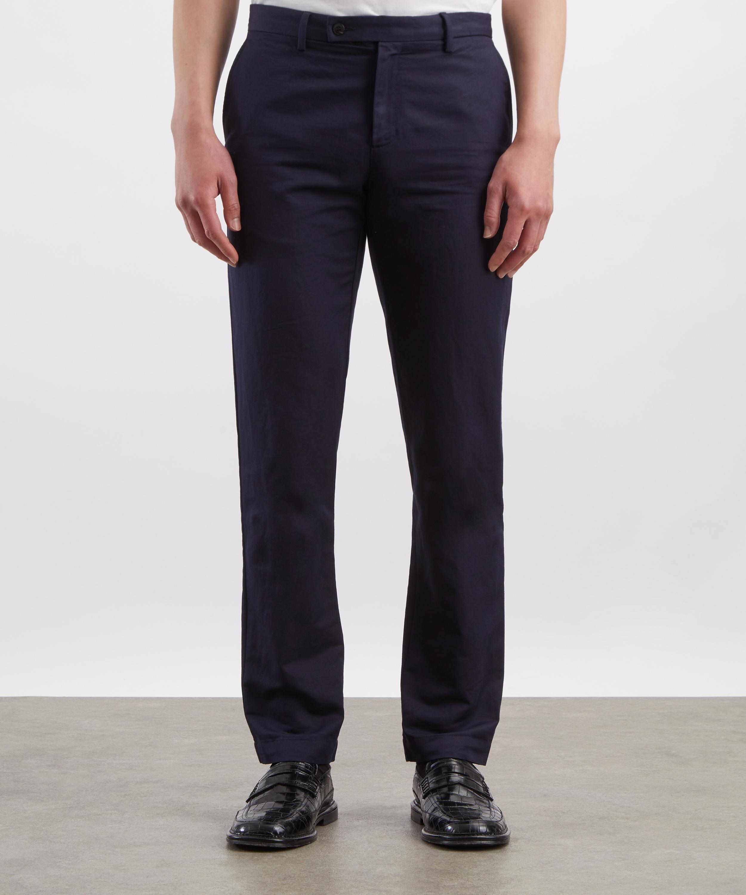 Sunspel - Garment-Dyed Twill Straight-Leg Trousers image number 2