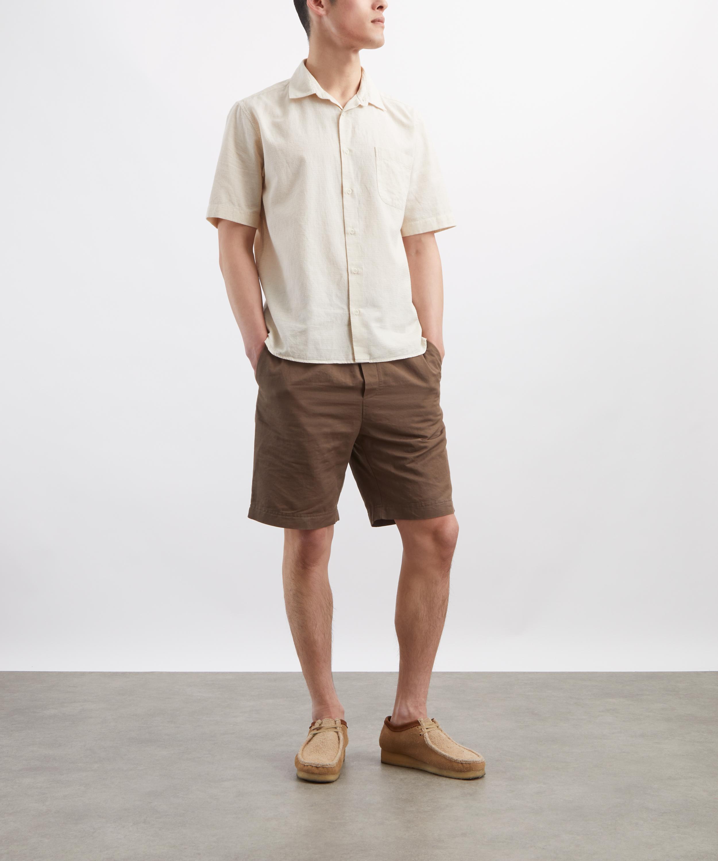 Sunspel - Garment-Dyed Drawstring Shorts image number 1