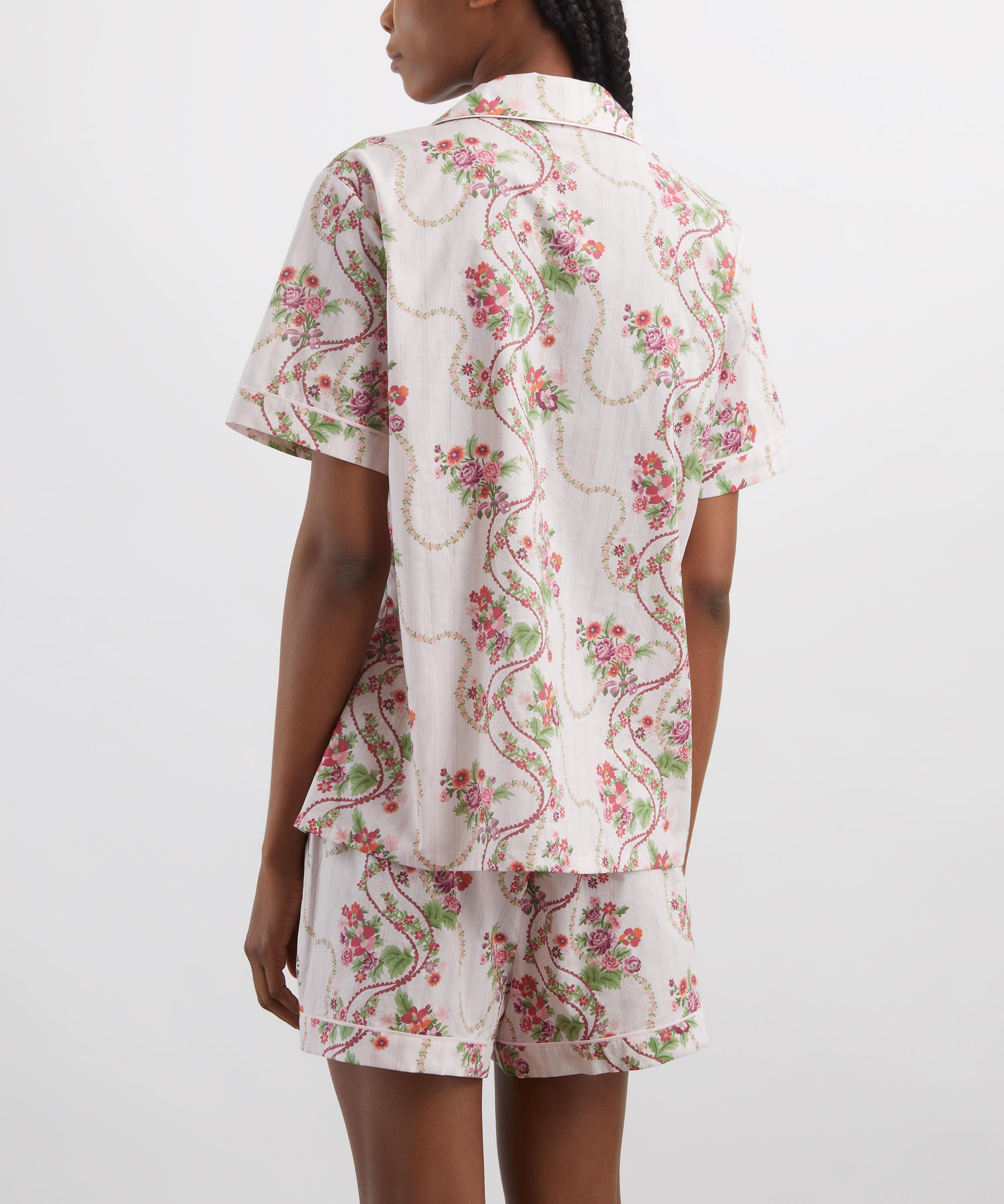 Liberty - Bridgerton || Ribbon Cascade Short Relaxed Pyjama Set image number 3