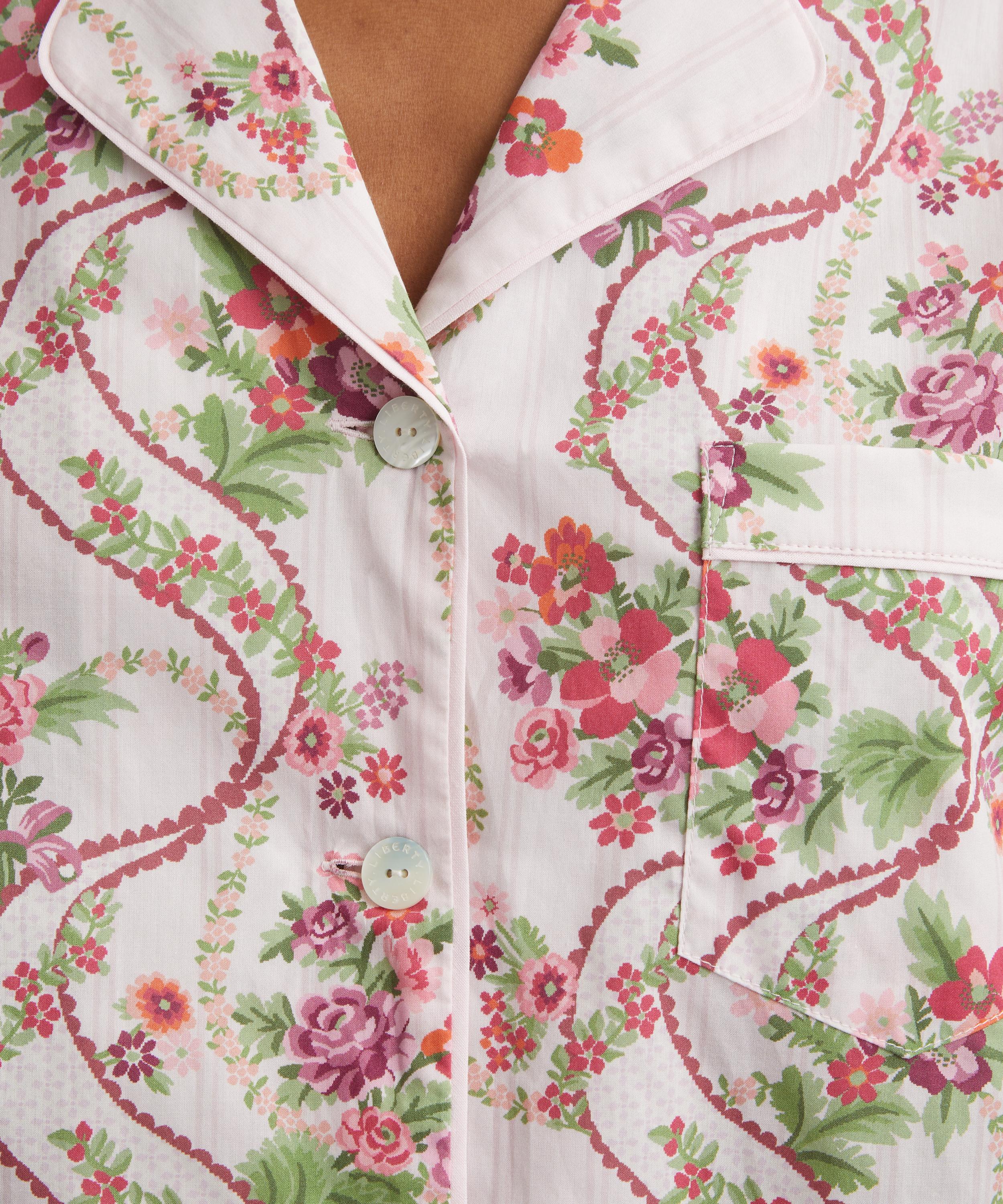 Liberty - Bridgerton || Ribbon Cascade Short Relaxed Pyjama Set image number 4