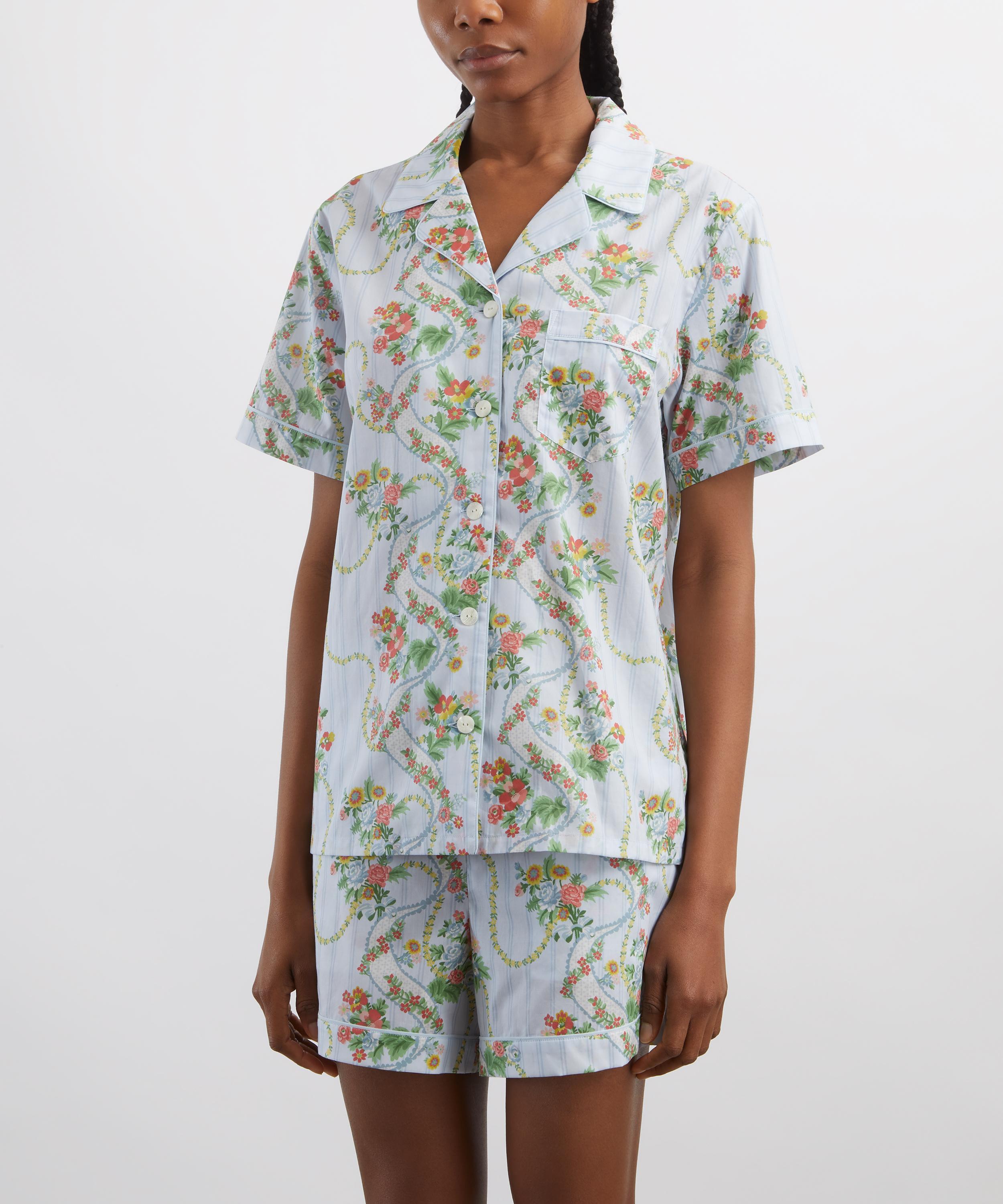 Liberty - Bridgerton || Ribbon Cascade Short Relaxed Pyjama Set image number 2