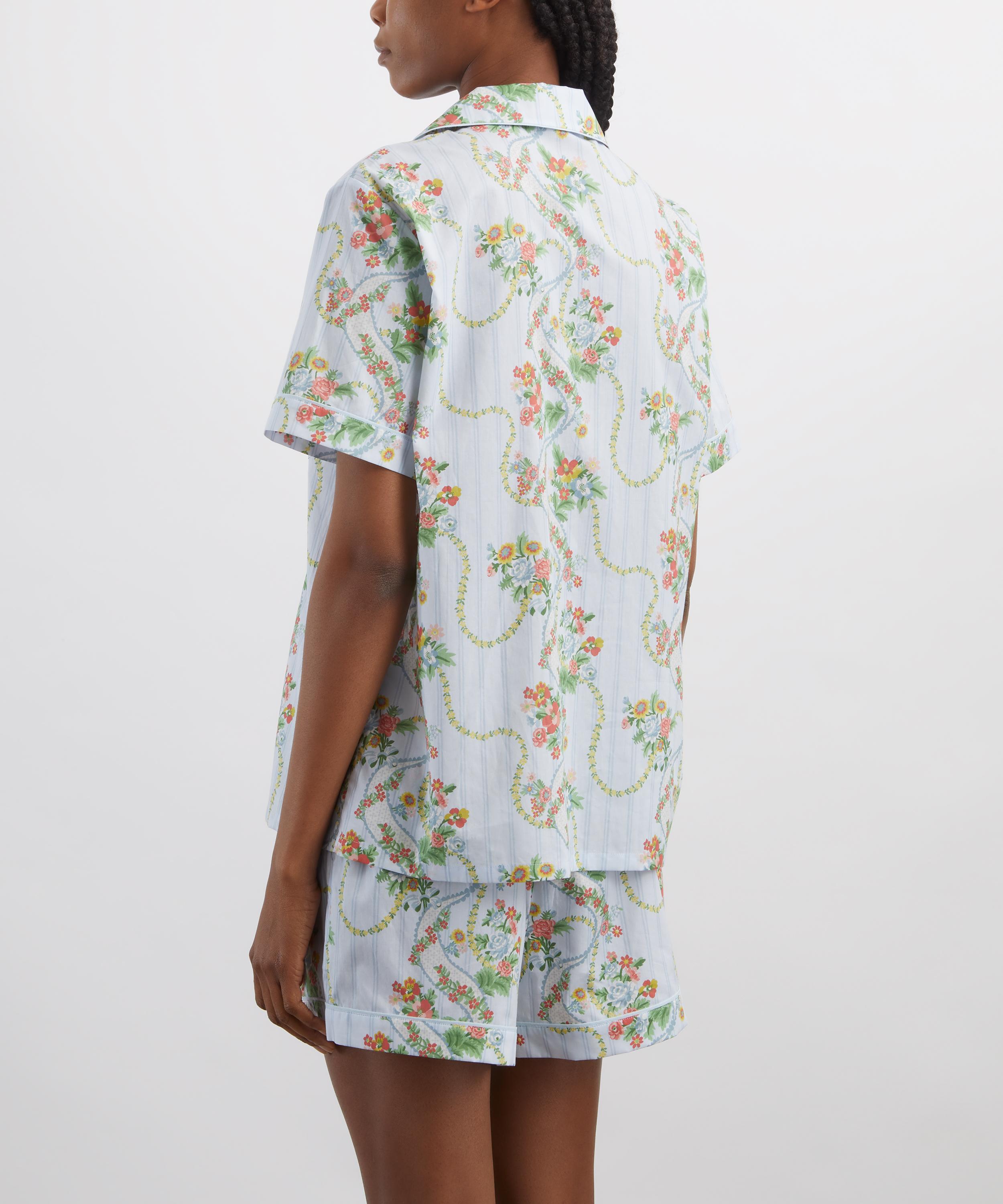 Liberty - Bridgerton || Ribbon Cascade Short Relaxed Pyjama Set image number 3