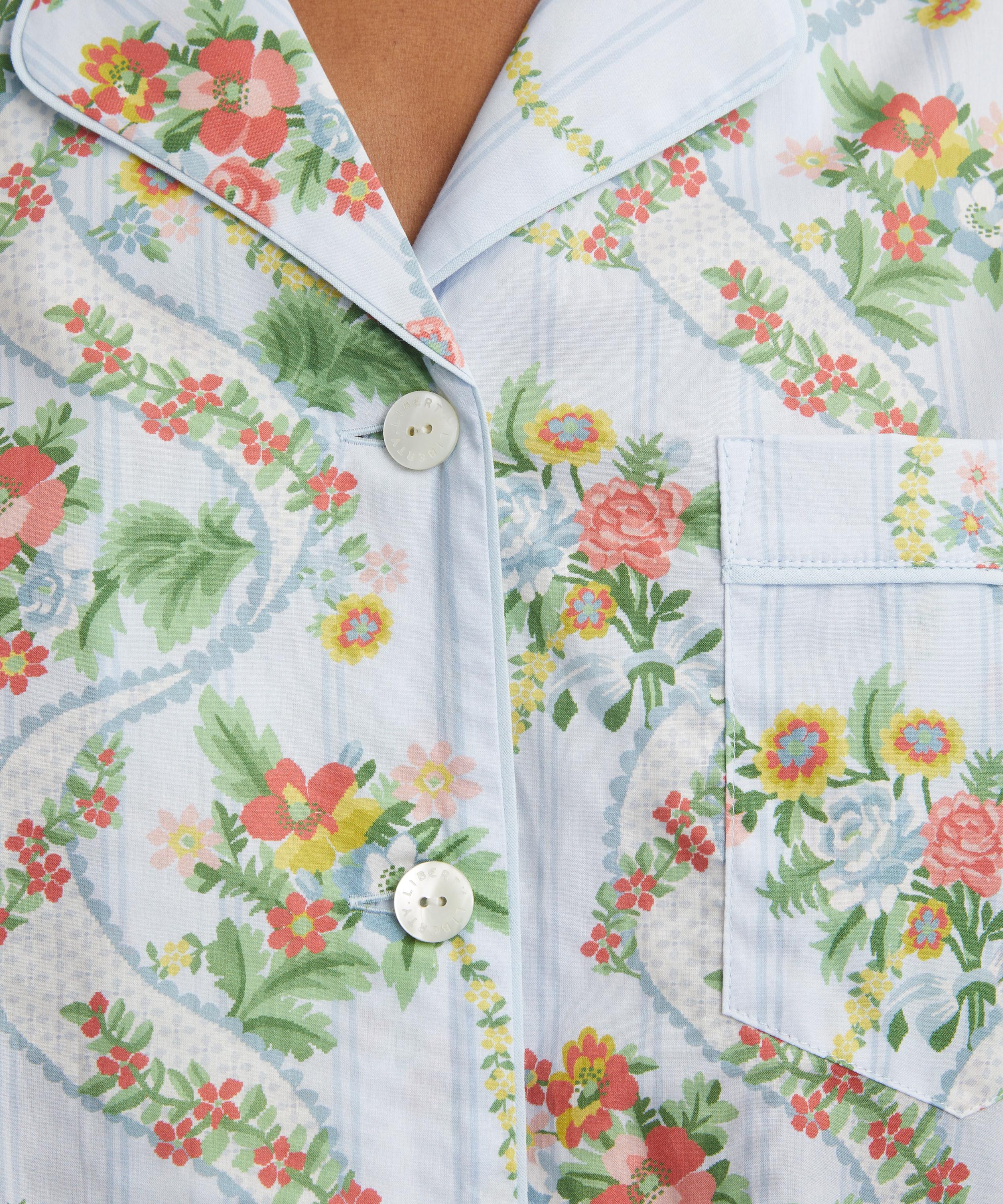 Liberty - Bridgerton || Ribbon Cascade Short Relaxed Pyjama Set image number 4