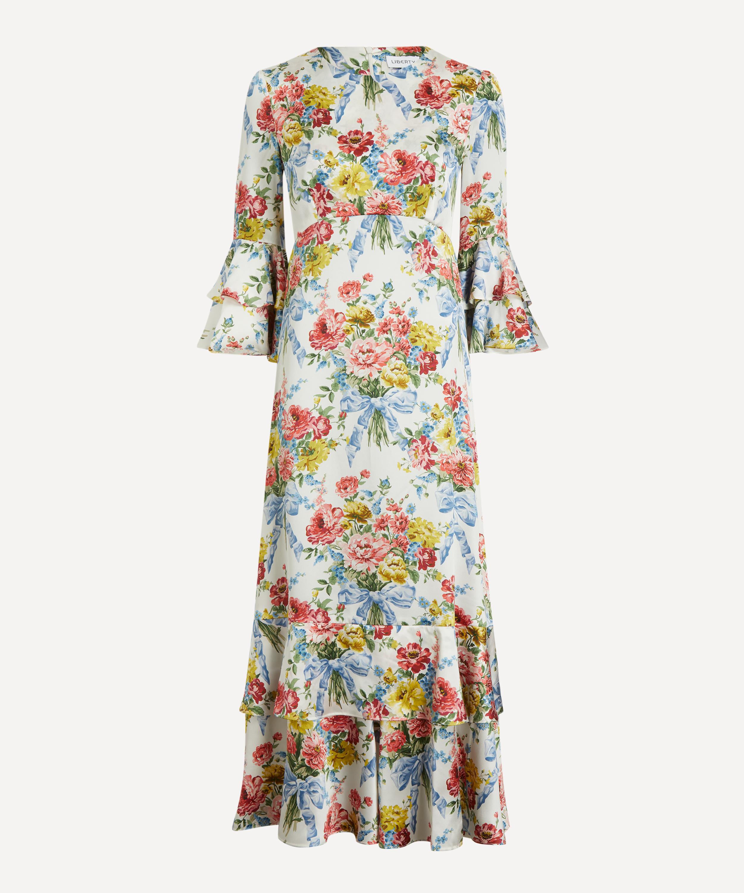 Liberty - Bridgerton || Bow Bouquet Silk Gala Dress
