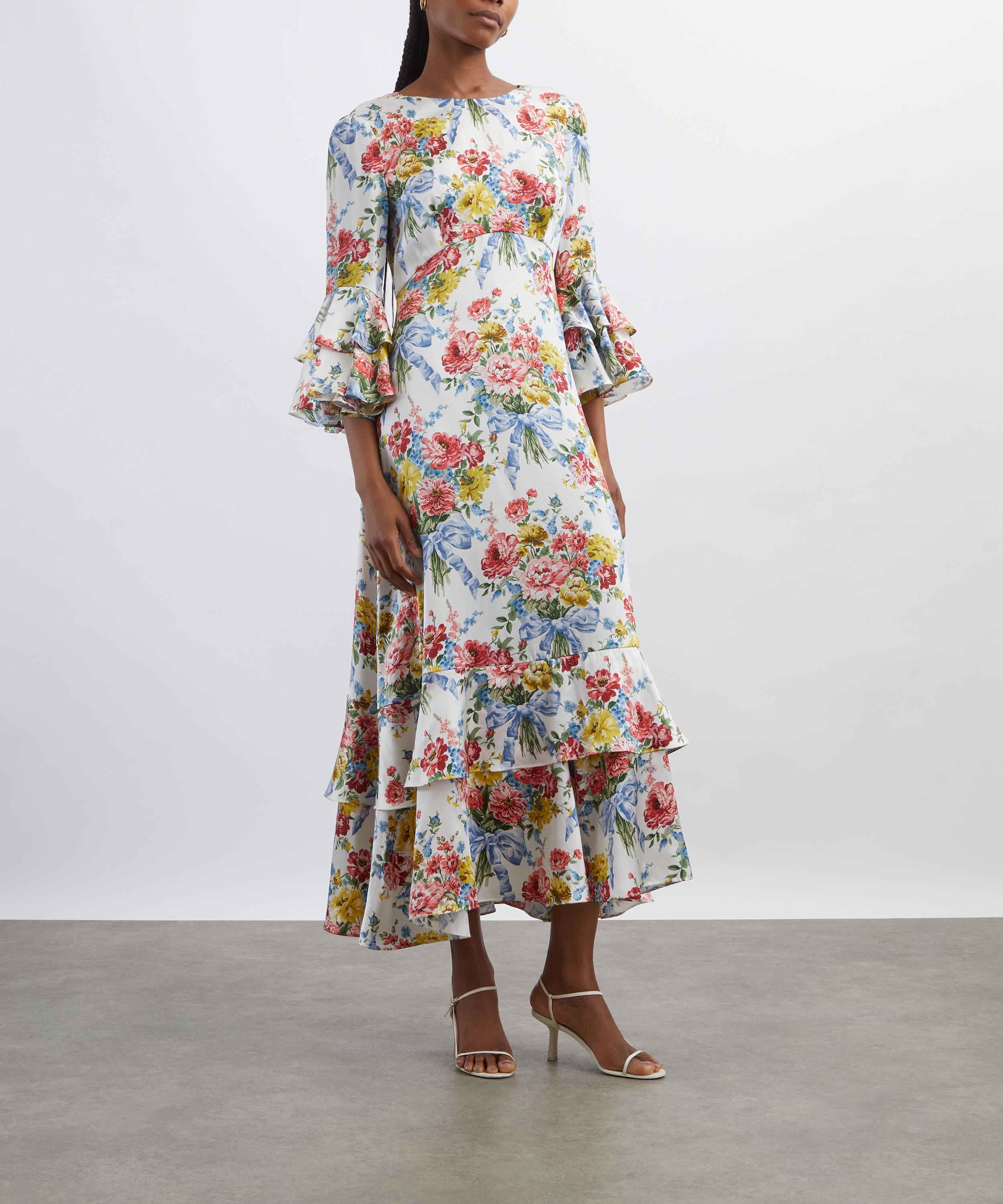 Liberty - Bridgerton || Bow Bouquet Silk Gala Dress image number 2