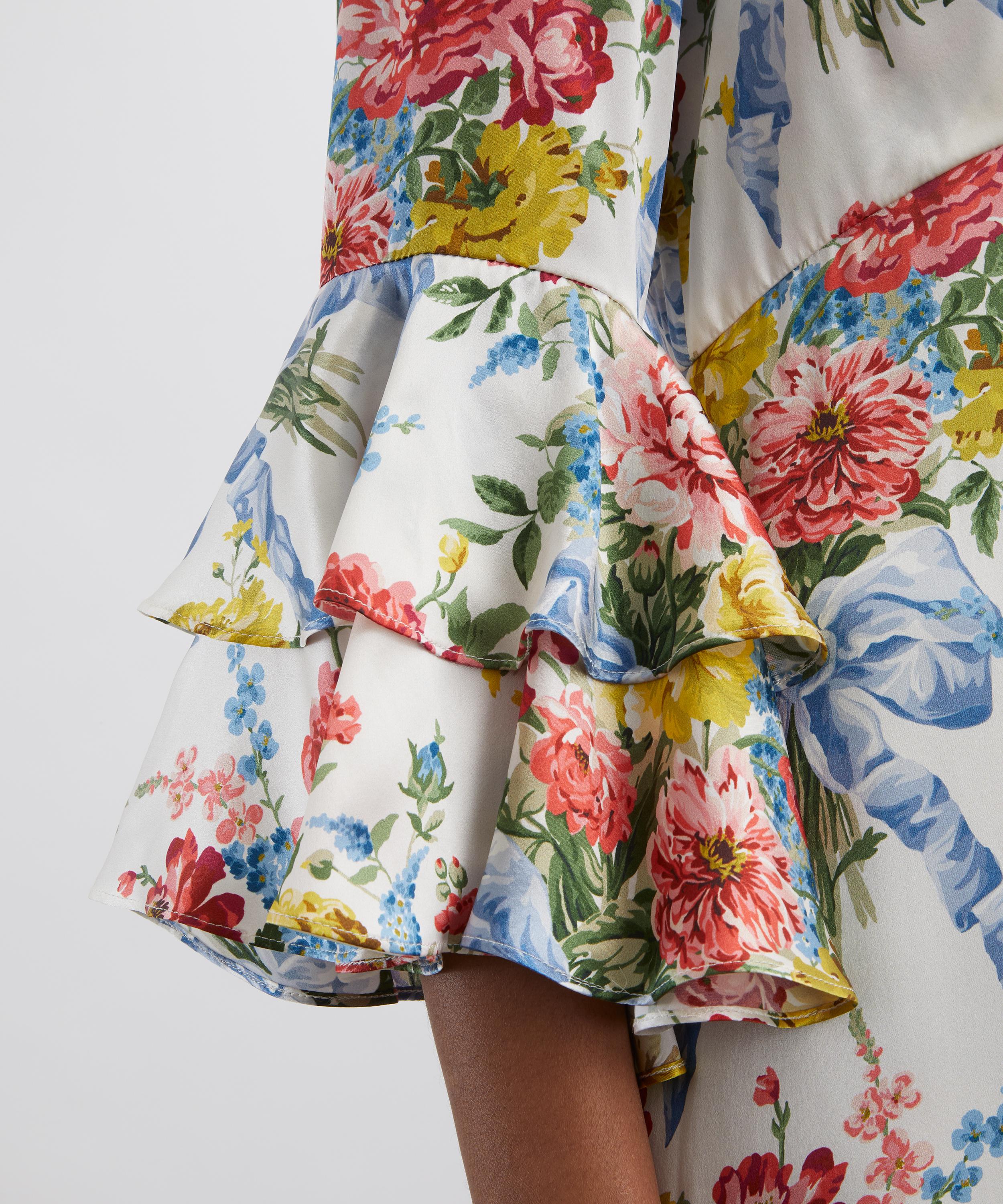 Liberty - Bridgerton || Bow Bouquet Silk Gala Dress image number 4