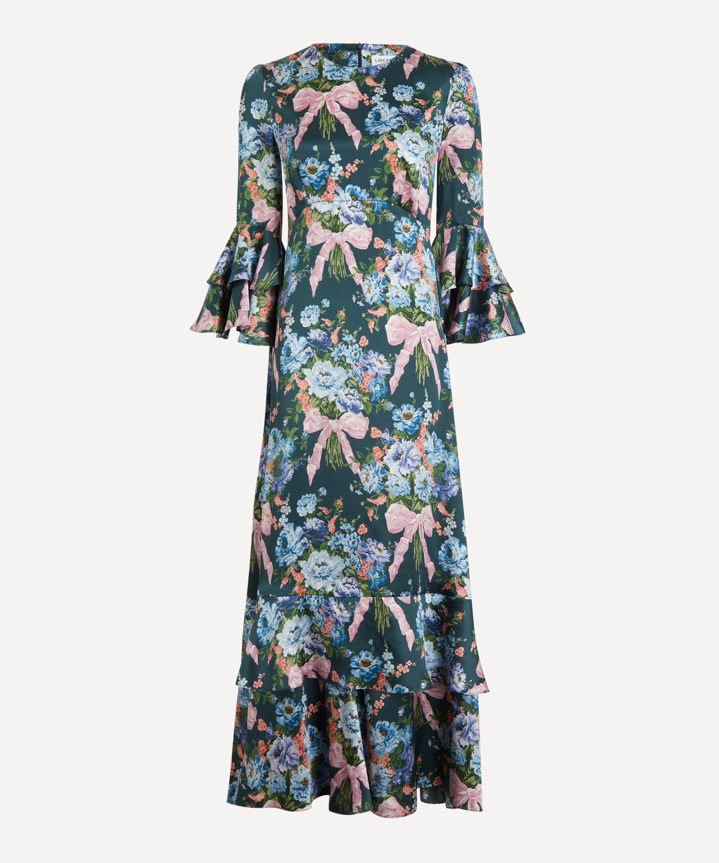 Liberty - Bridgerton || Bow Bouquet Silk Gala Dress