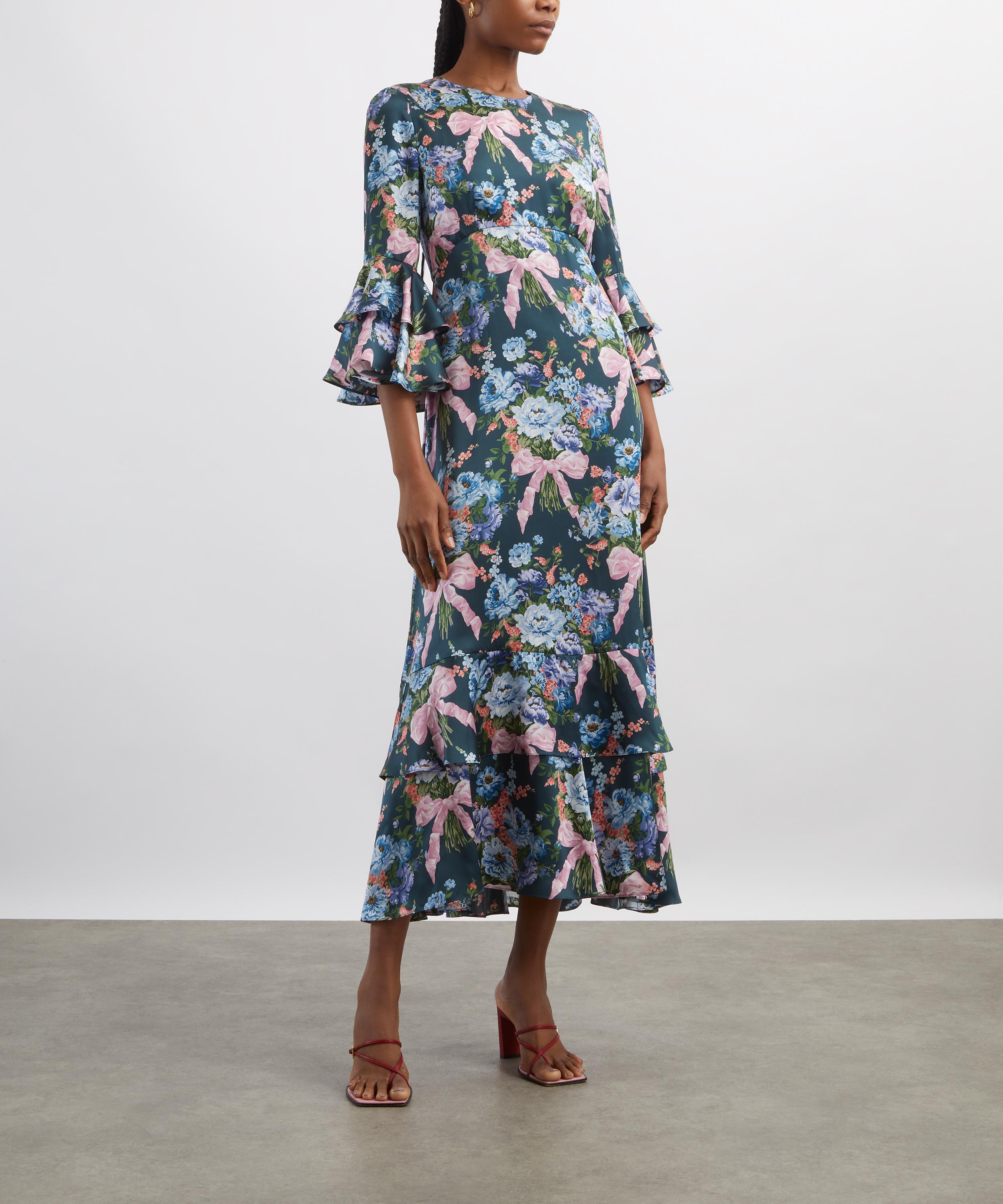 Liberty - Bridgerton || Bow Bouquet Silk Gala Dress image number 1