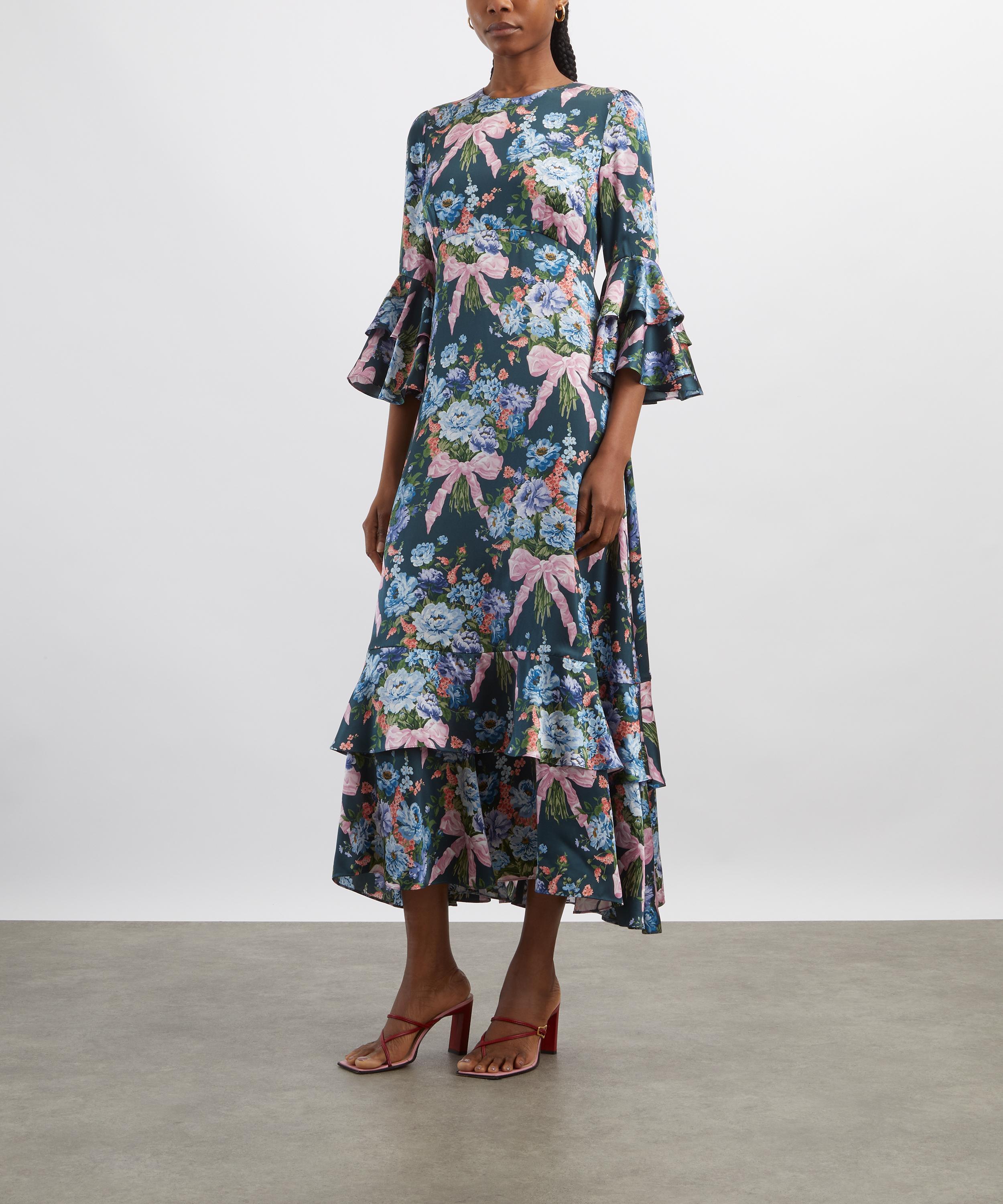 Liberty - Bridgerton || Bow Bouquet Silk Gala Dress image number 2