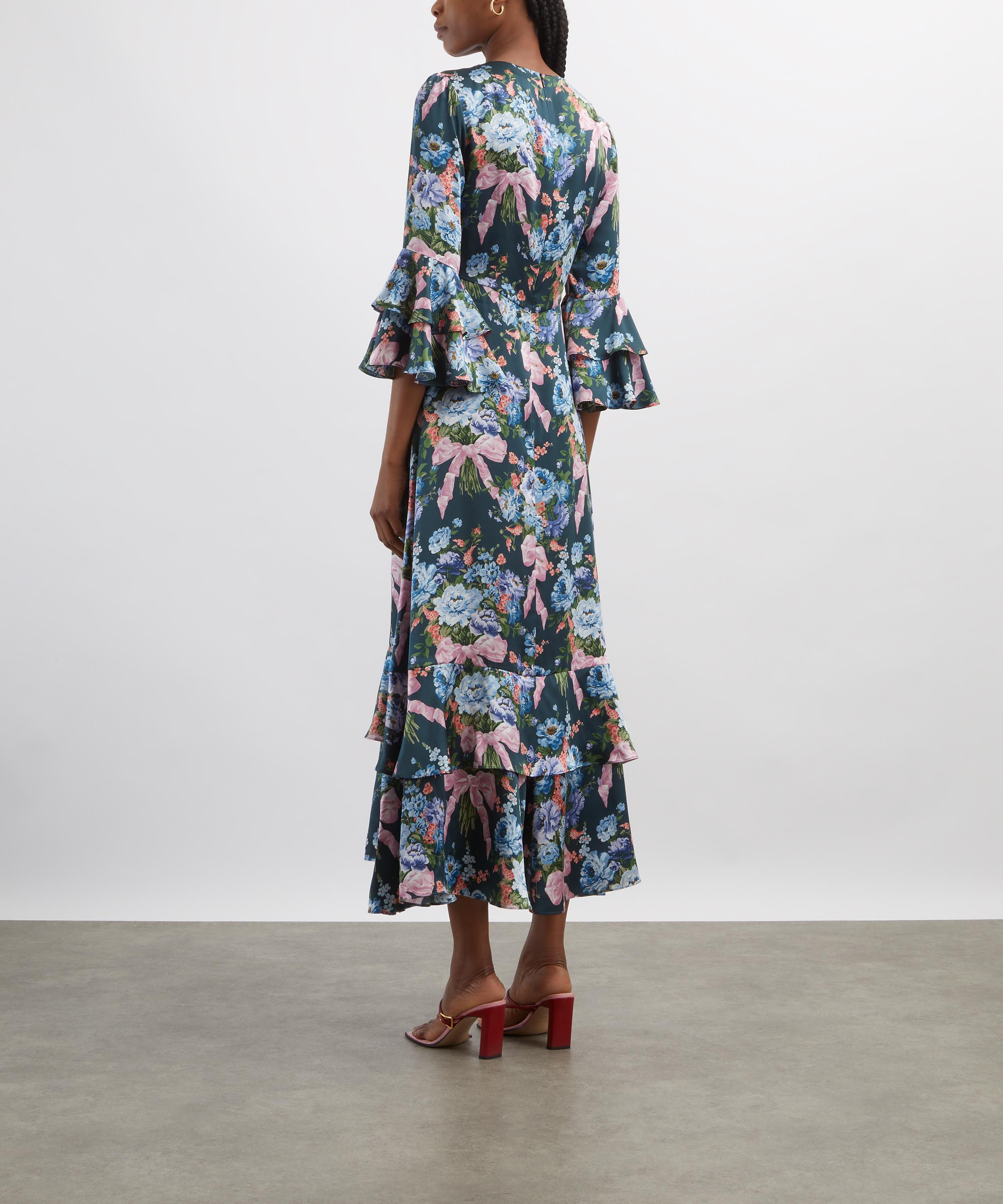 Liberty - Bridgerton || Bow Bouquet Silk Gala Dress image number 3