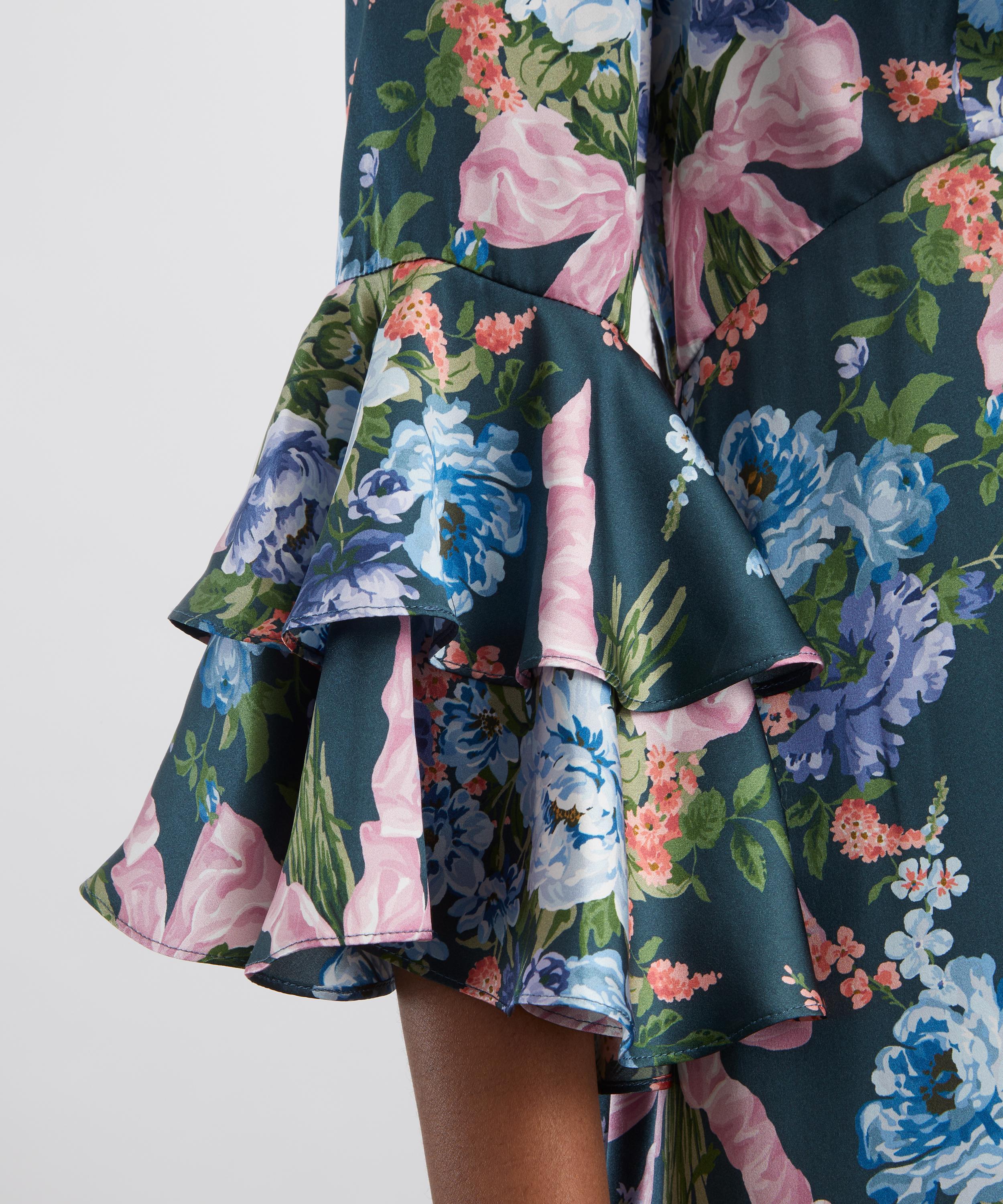 Liberty - Bridgerton || Bow Bouquet Silk Gala Dress image number 4