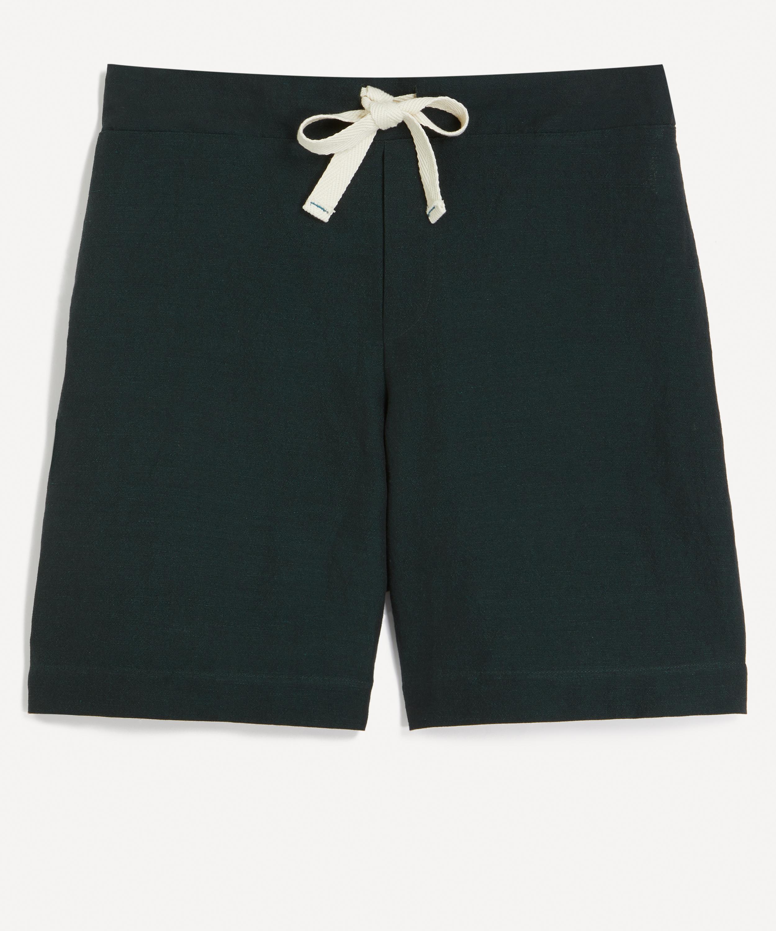 Maran&eacute; - Dark Teal Linen Shorts