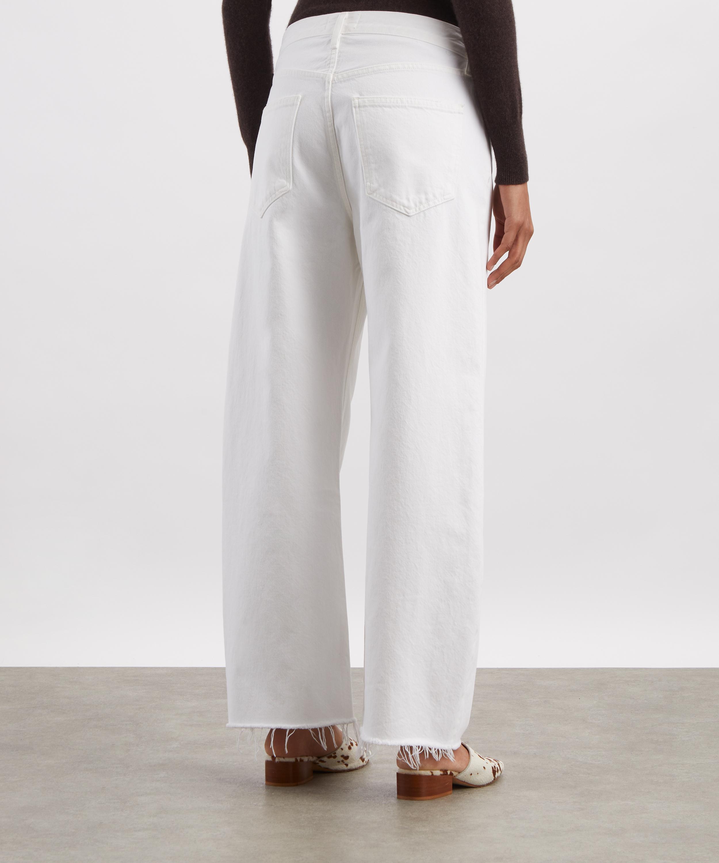 AGOLDE - Low Curve Fray Jeans in Milkshake image number 3
