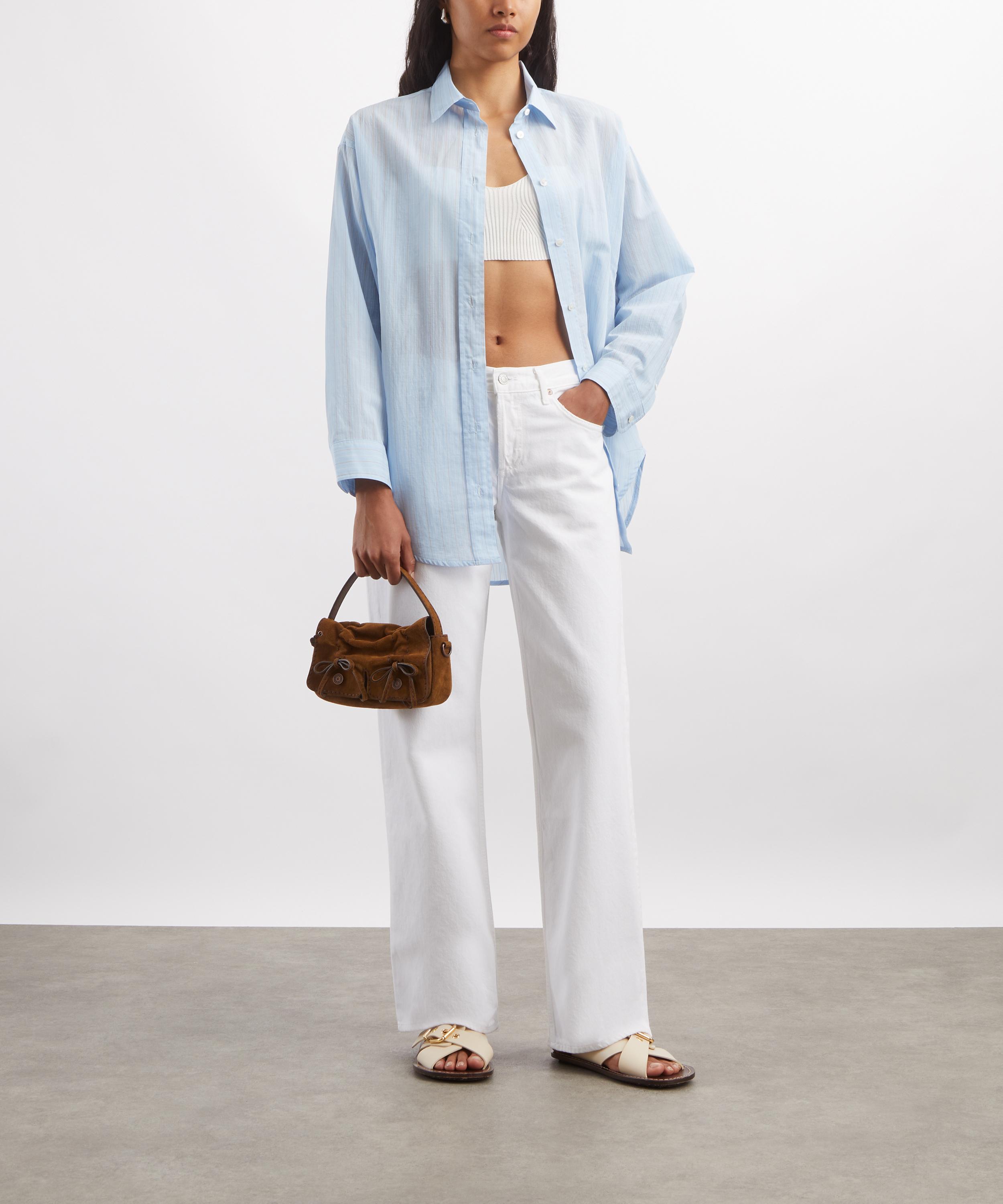 AGOLDE - Low-Rise Loose Jeans in Marshmallow&nbsp; image number 1